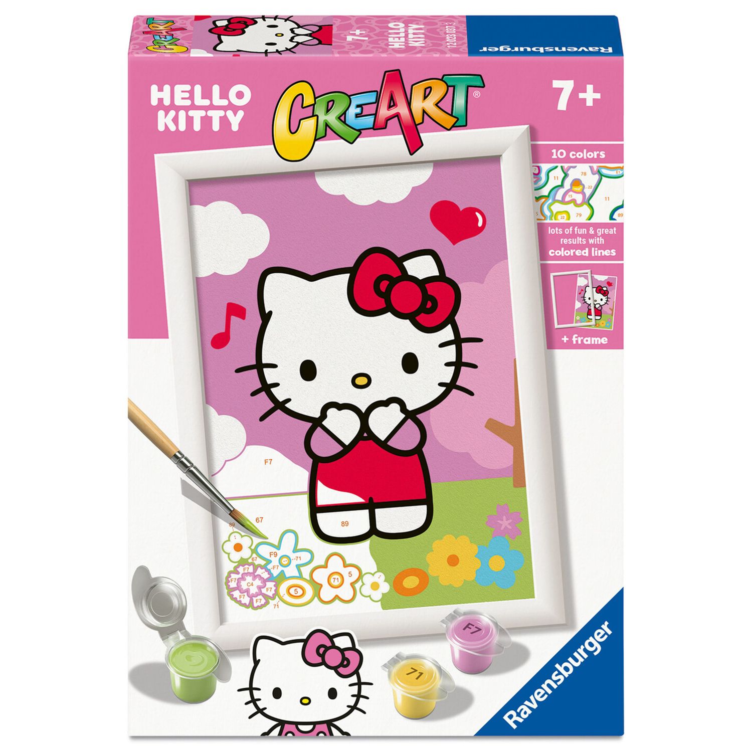 Ravensburger creart - hello kitty - gioco creativo per piccoli artisti, 7+ anni - Hello Kitty
