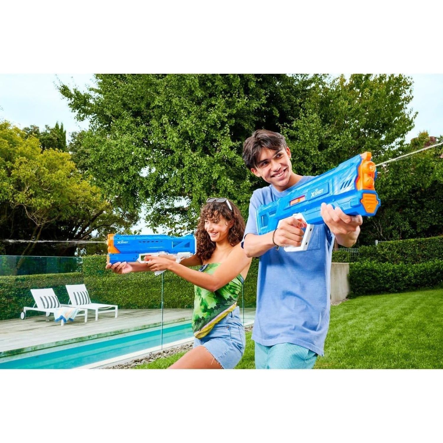 X shot motor soakers mega pulse blaster – il lanciatore d'acqua motorizzato per un divertimento senza fine - X-SHOT