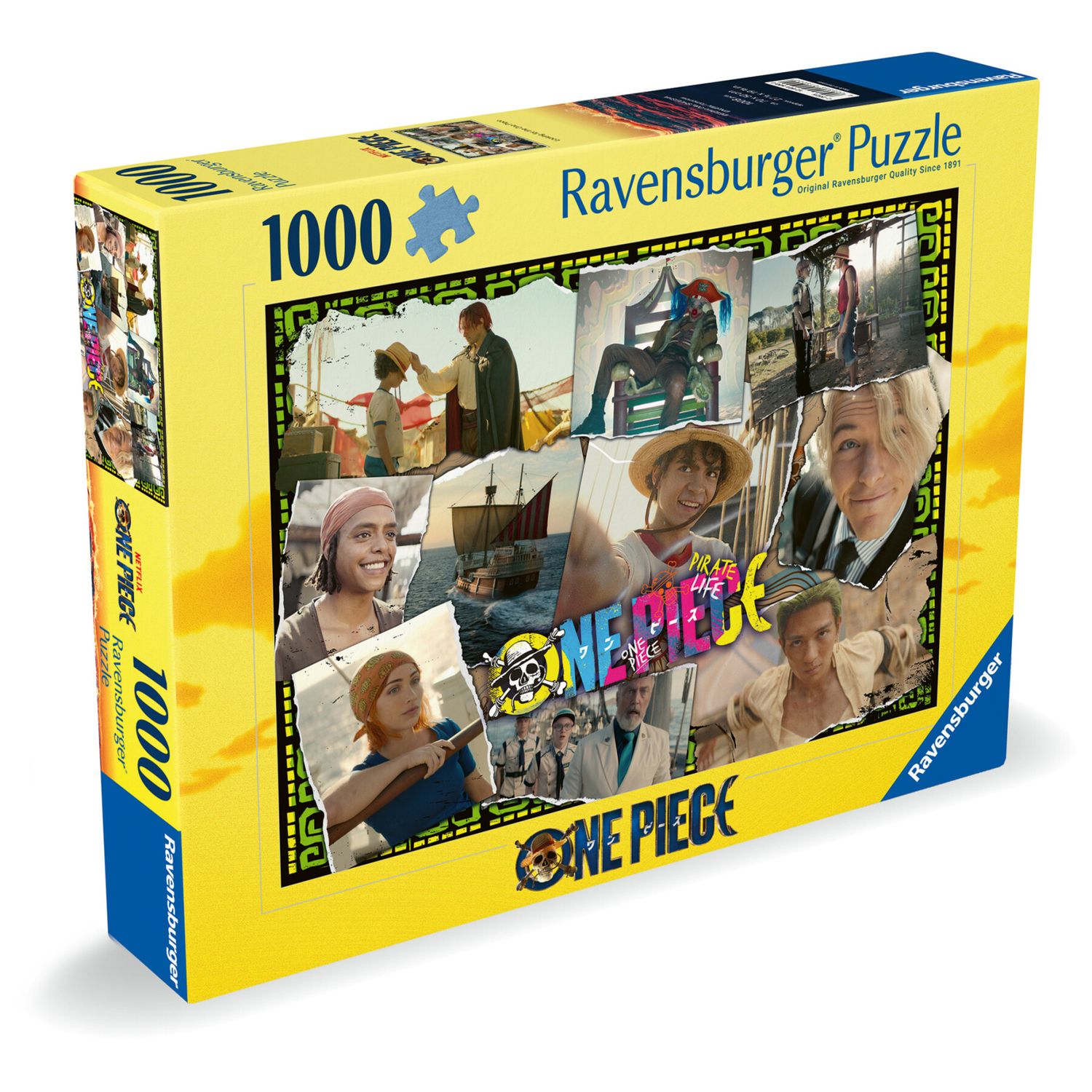 Ravensburger puzzle one piece - 1000 pezzi - perfetto per fan degli anime - ONE PIECE