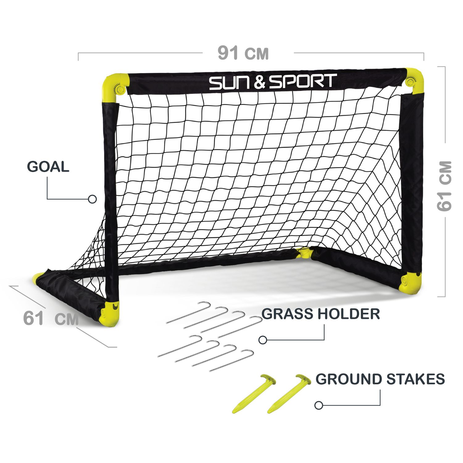 Porta calcio pieghevole - SUN&SPORT