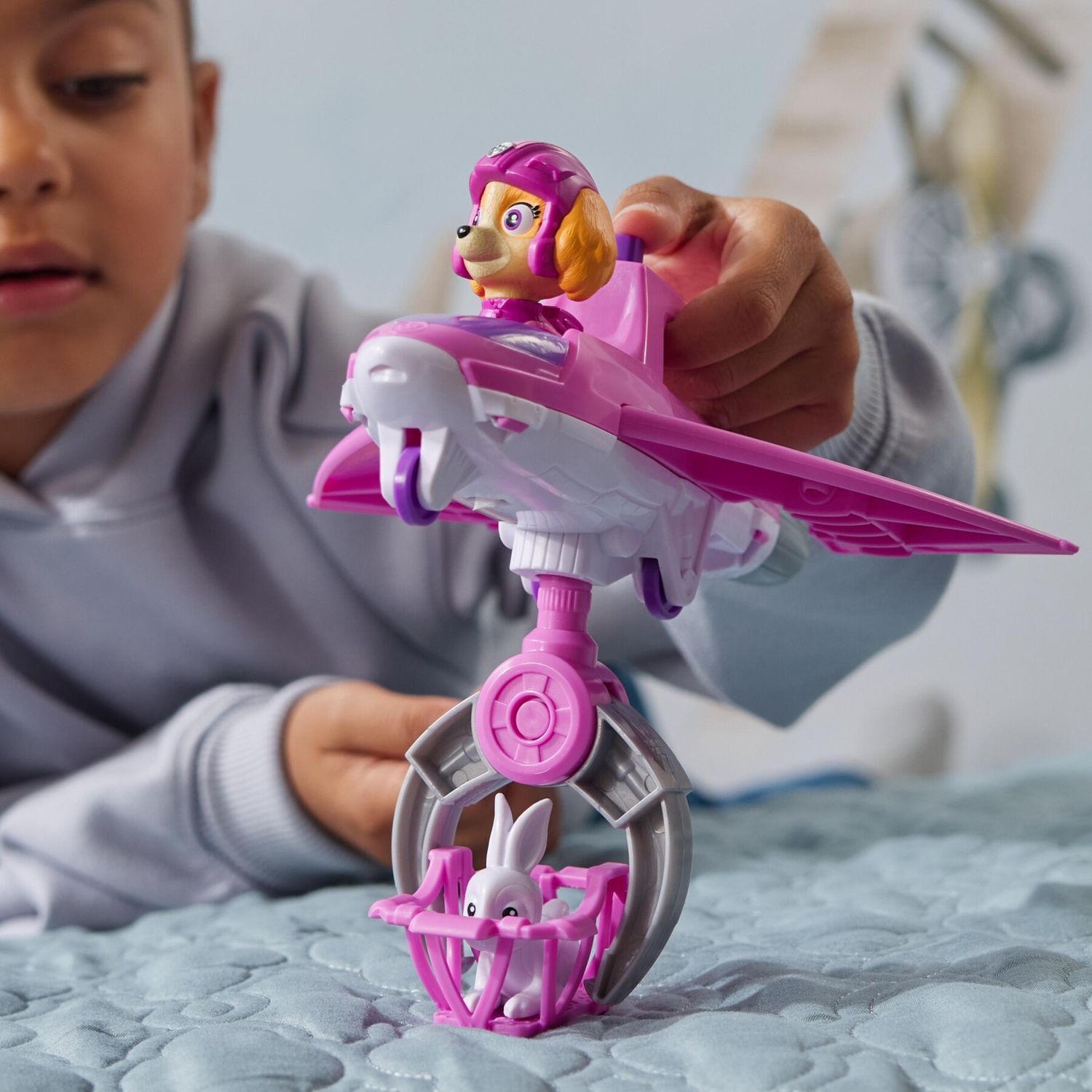 Paw patrol air rescue, jet aereo skye – giocattolo aereo di skye - Paw Patrol