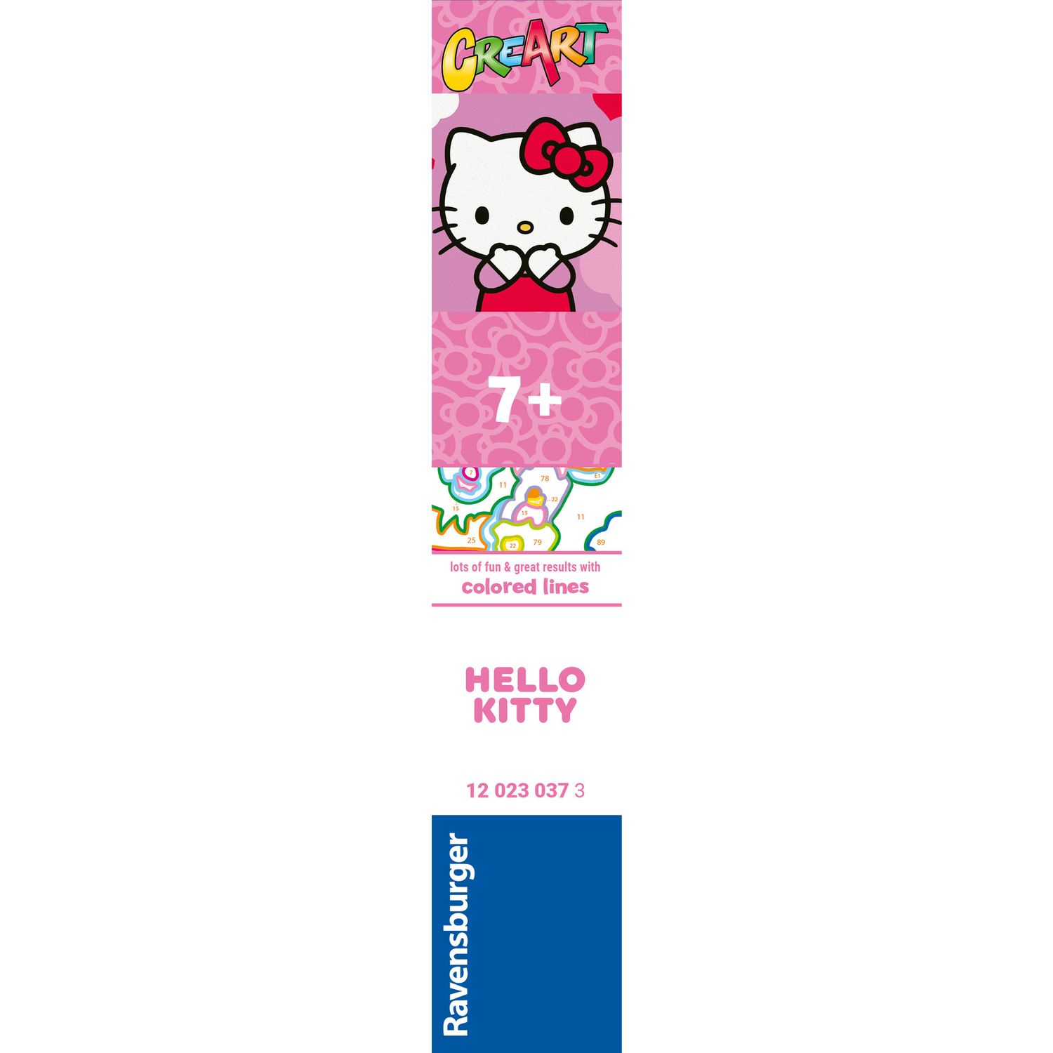 Ravensburger creart - hello kitty - gioco creativo per piccoli artisti, 7+ anni - Hello Kitty