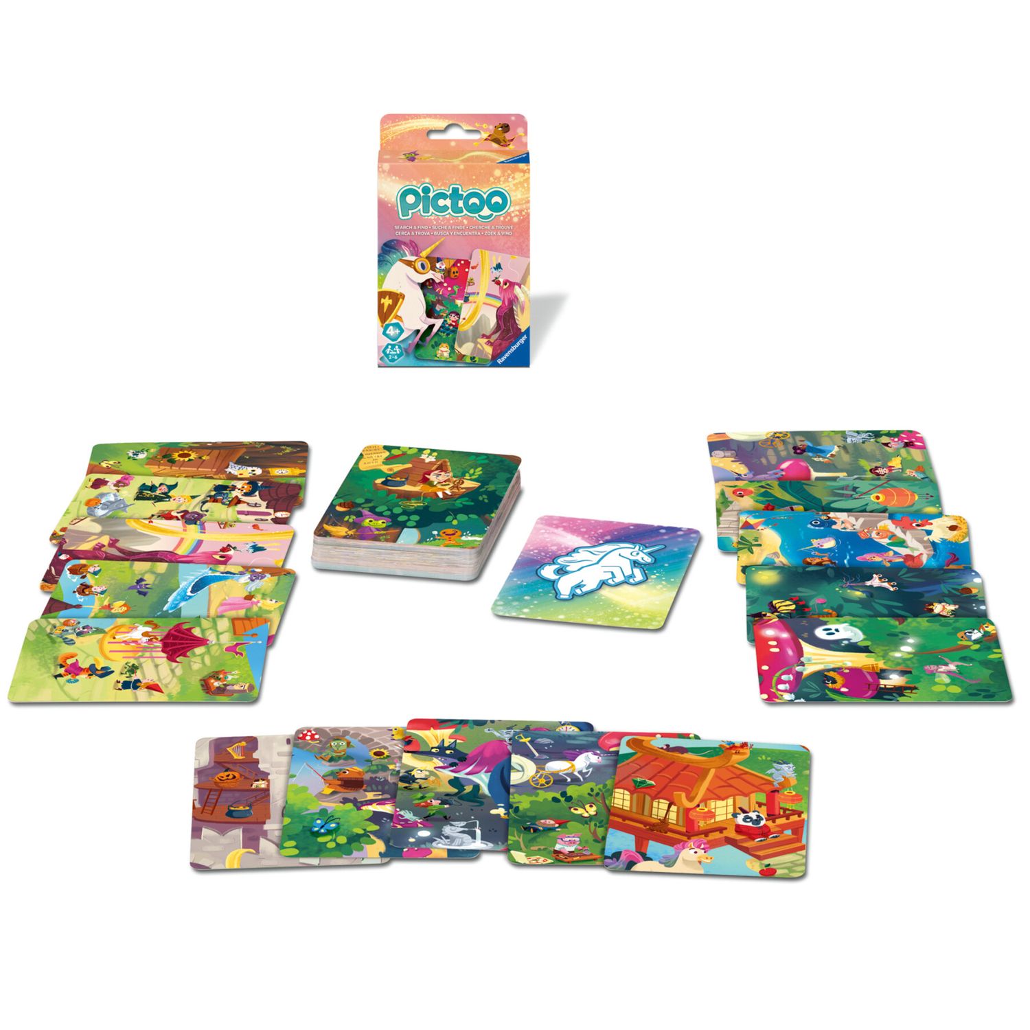 Ravensburger pictoo fantasy - gioco di carte - creatività per bambini e adulti - RAVENSBURGER
