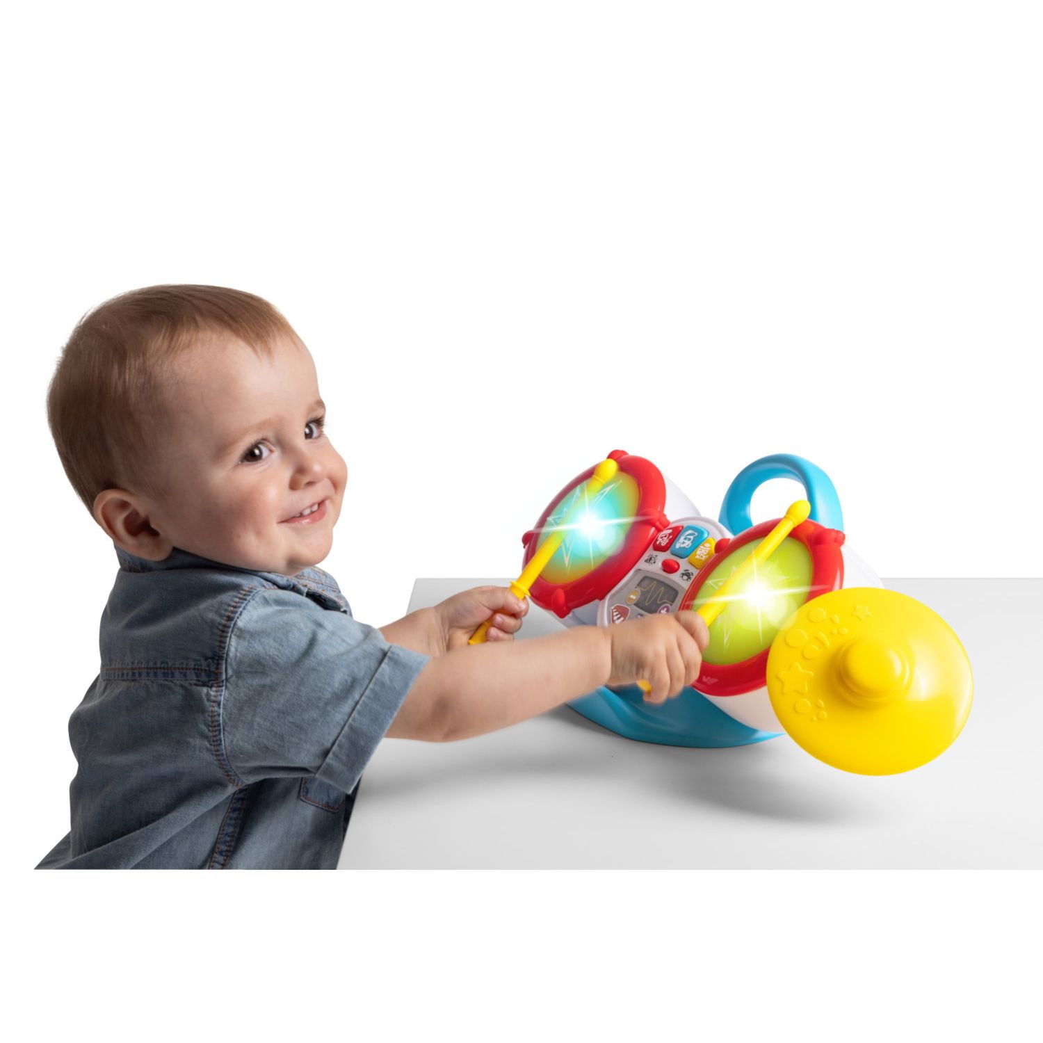 La mia prima batteria chicco – batteria elettronica per bambini dai 18 ai 36 mesi - Chicco