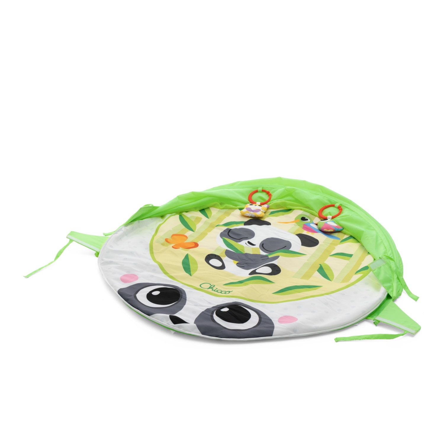 Palestrina in&out playgym evolutiva per bambini - area gioco panda, cappottina protezione sole e vento - 0m+ -chicco - Chicco