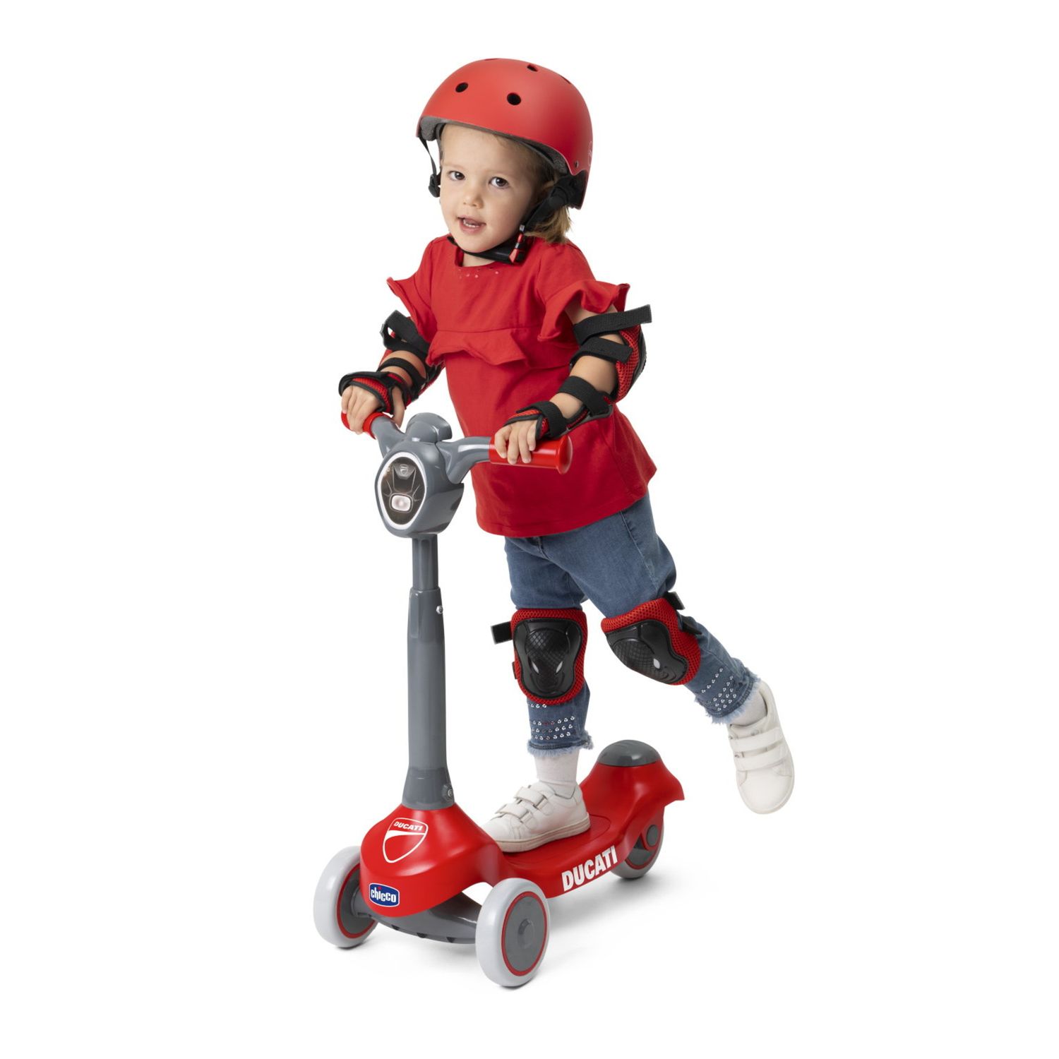 Monopattino ducati chicco - sicurezza, stabilità e divertimento per bambini fino a 20 kg - 2+ - chicco - Chicco