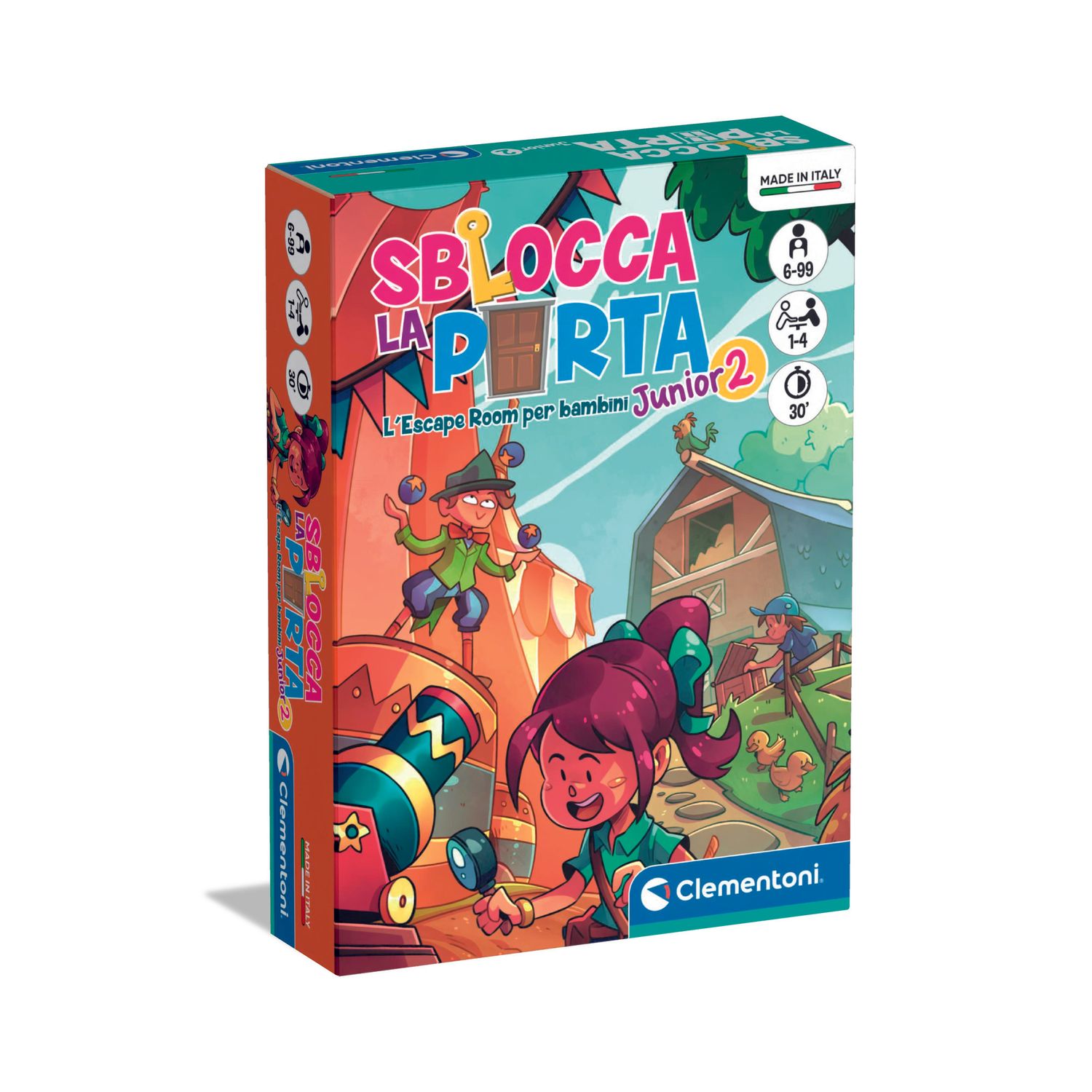 Clementoni sblocca la porta junior 2 16588 – gioco educativo per bambini - CLEMENTONI
