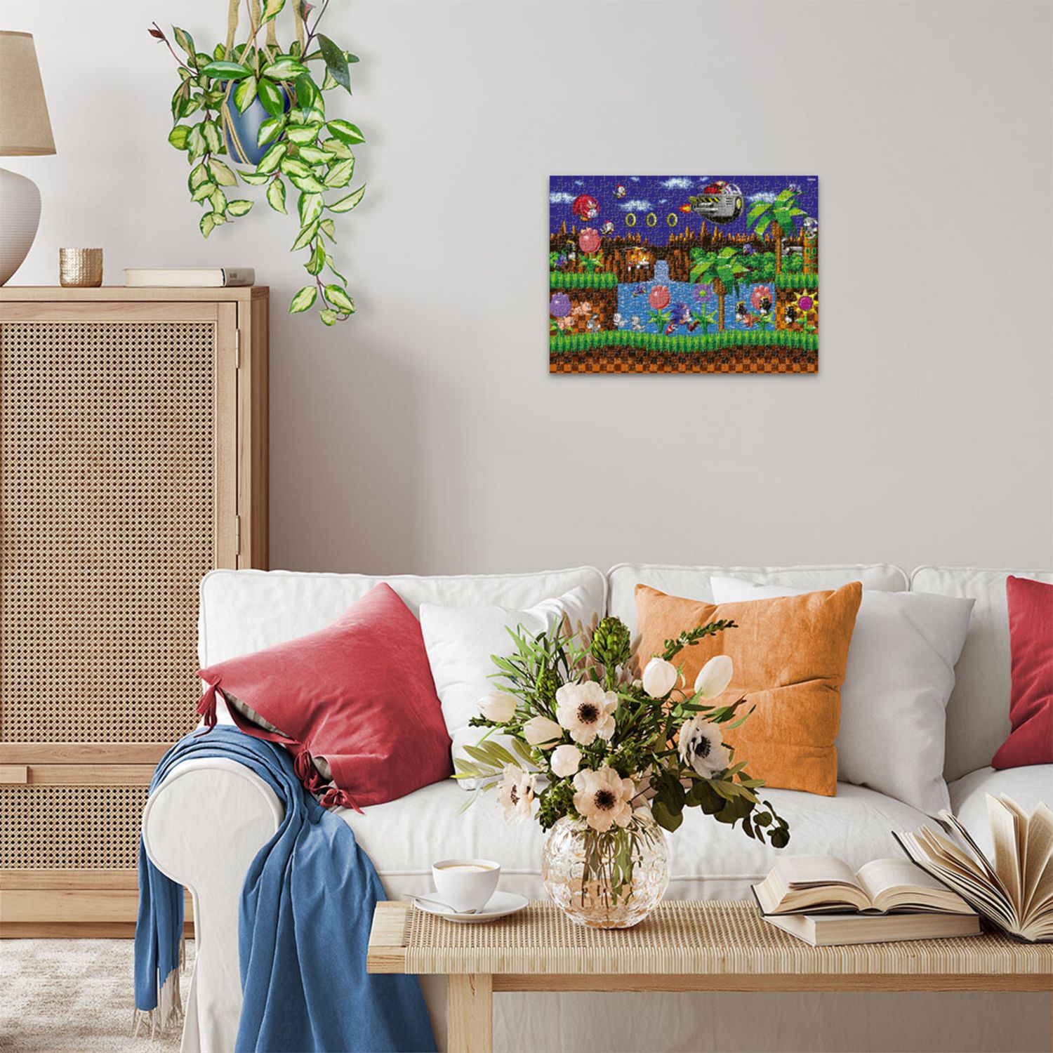 Ravensburger puzzle sonic - 500 pezzi - puzzle da collezione, regalo 49x36cm - Sonic