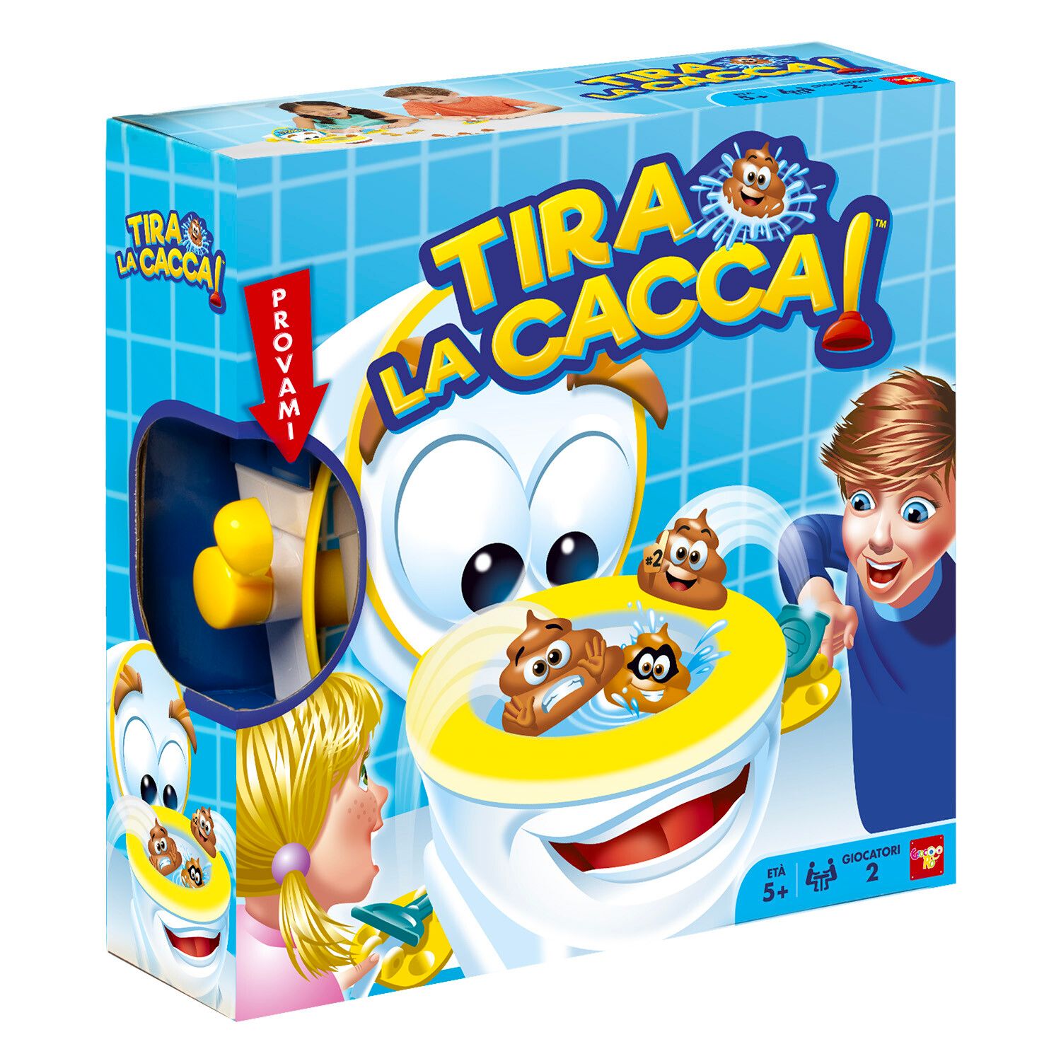 Tira la cacca - giocoro' - gioco da tavolo per bambini dai 4 anni - ROCCO GIOCATTOLI
