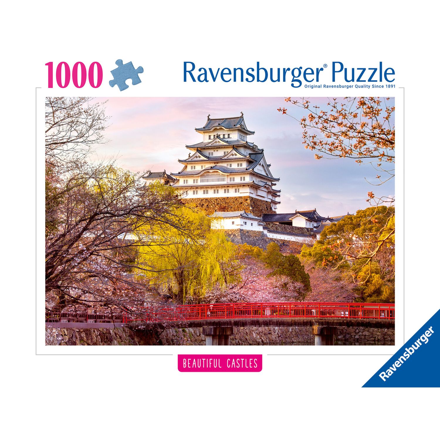 Ravensburger puzzle himeji castle - 1000 pezzi - meraviglia del giappone - RAVENSBURGER