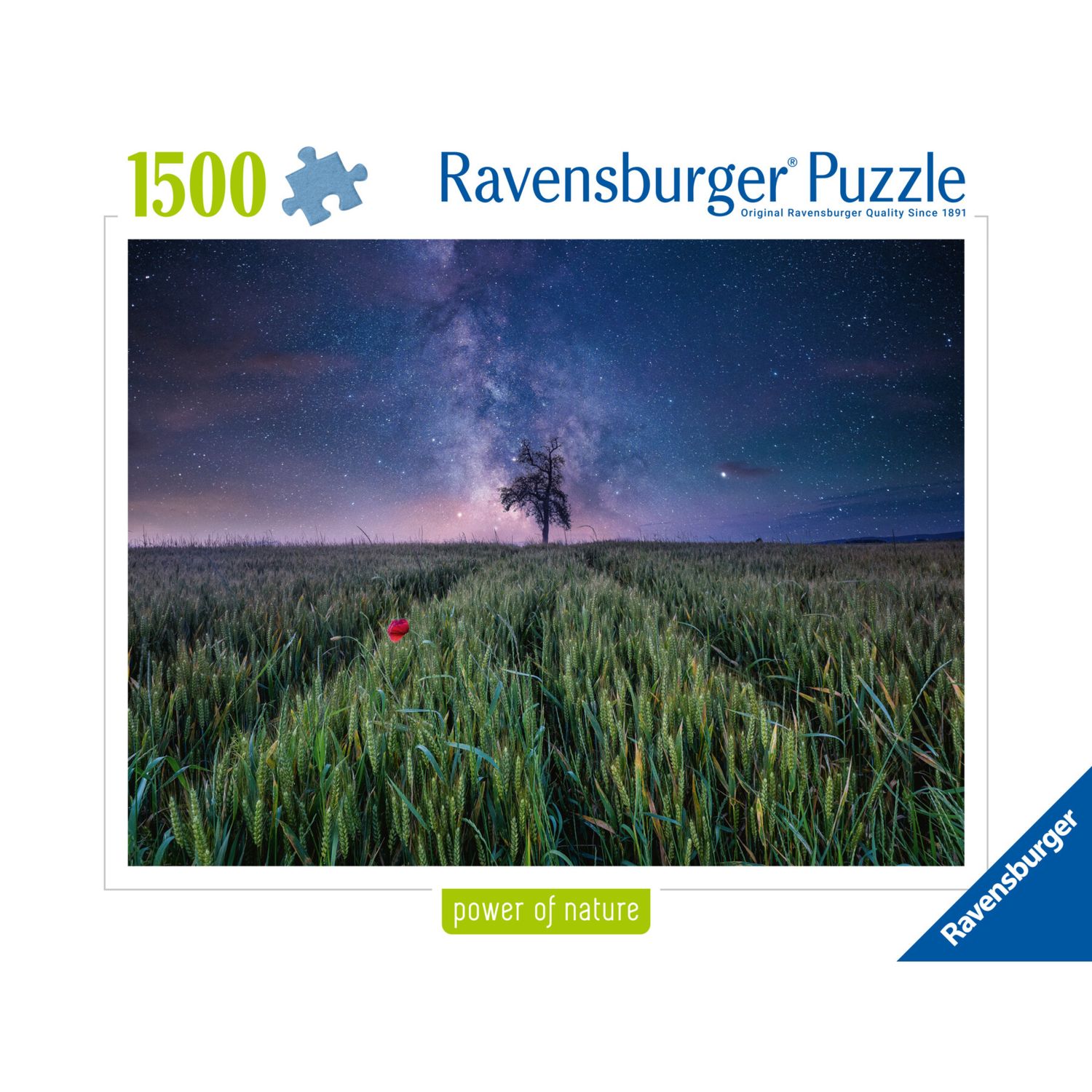 Ravensburger puzzle campo stellato - 1500 pezzi - paesaggio notturno 80x60cm - RAVENSBURGER