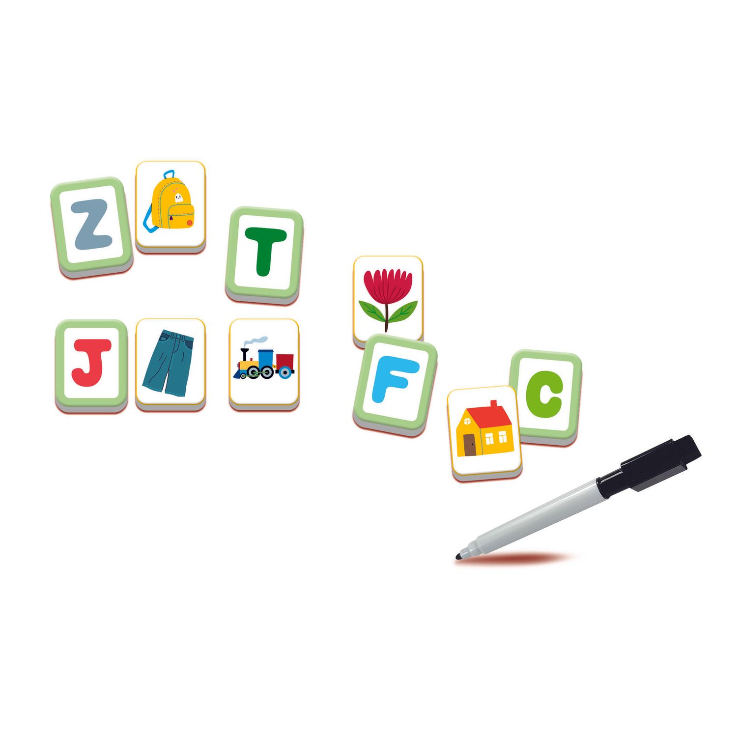 Clementoni sapientino libro magnetico lettere e parole 16487 – gioco educativo lettere per bambini - assortito - SAPIENTINO