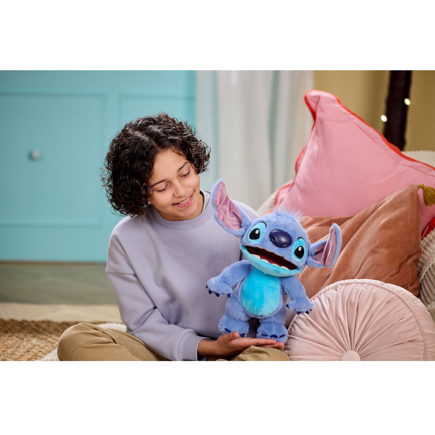 Peluche interattivo stitch 30 cm – parlante e reattivo al tocco - Disney Stitch