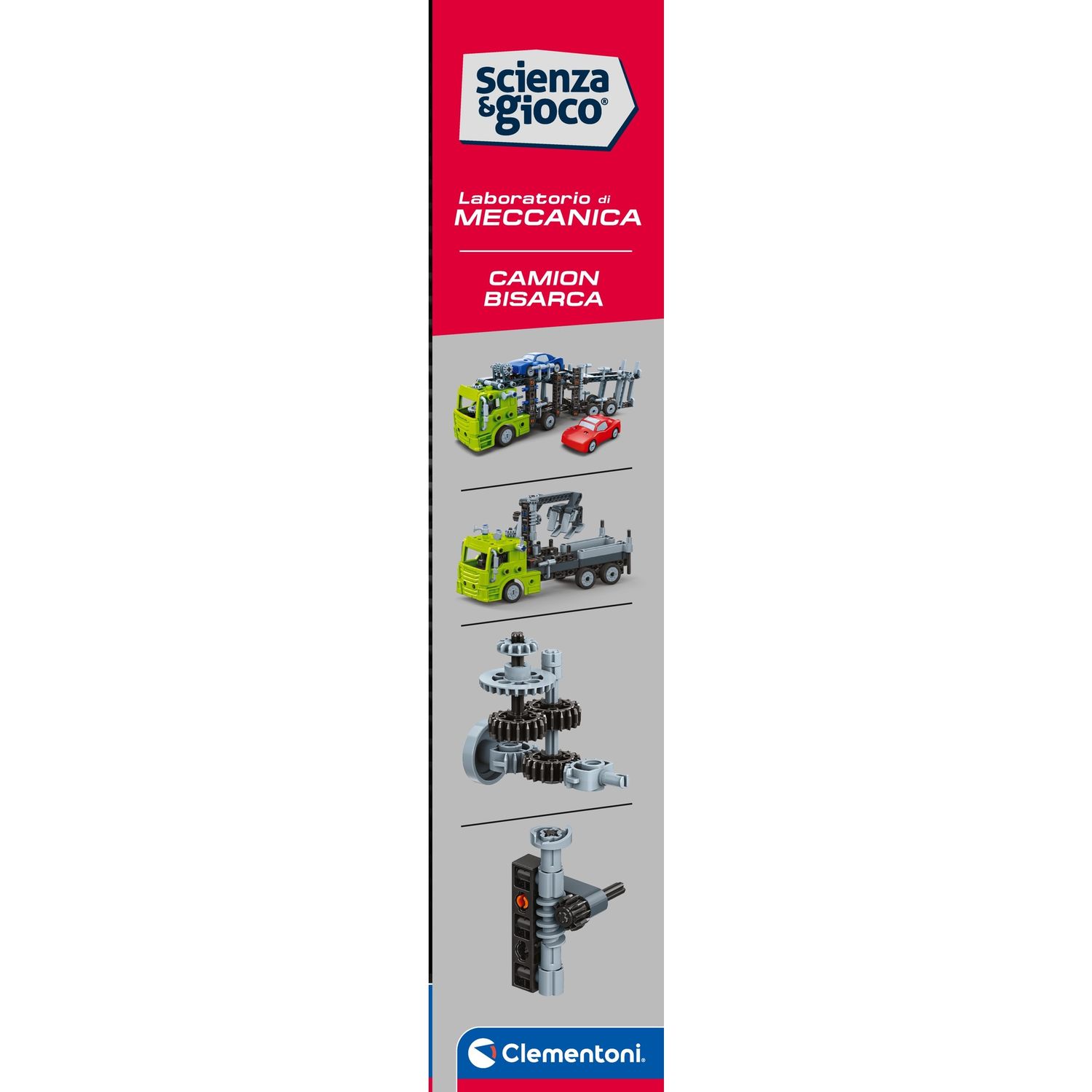 Clementoni scienza & gioco car transporter 19391 – kit per costruire veicolo trasportatore - CLEMENTONI