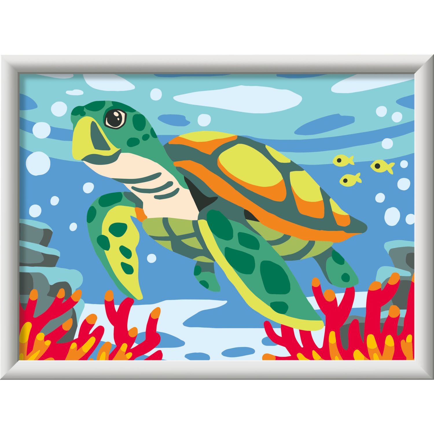 Ravensburger creart - tartaruga marina - set artistico per bambini 9+ anni - RAVENSBURGER