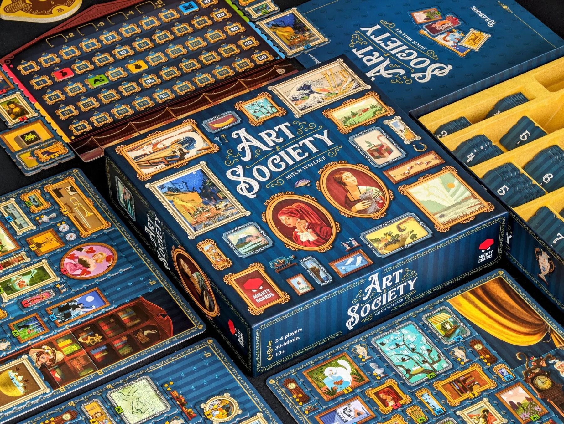 Art society - gioco da tavolo di collezione d'arte per 2-4 giocatori  dai 10 anni in su - Giochi Uniti