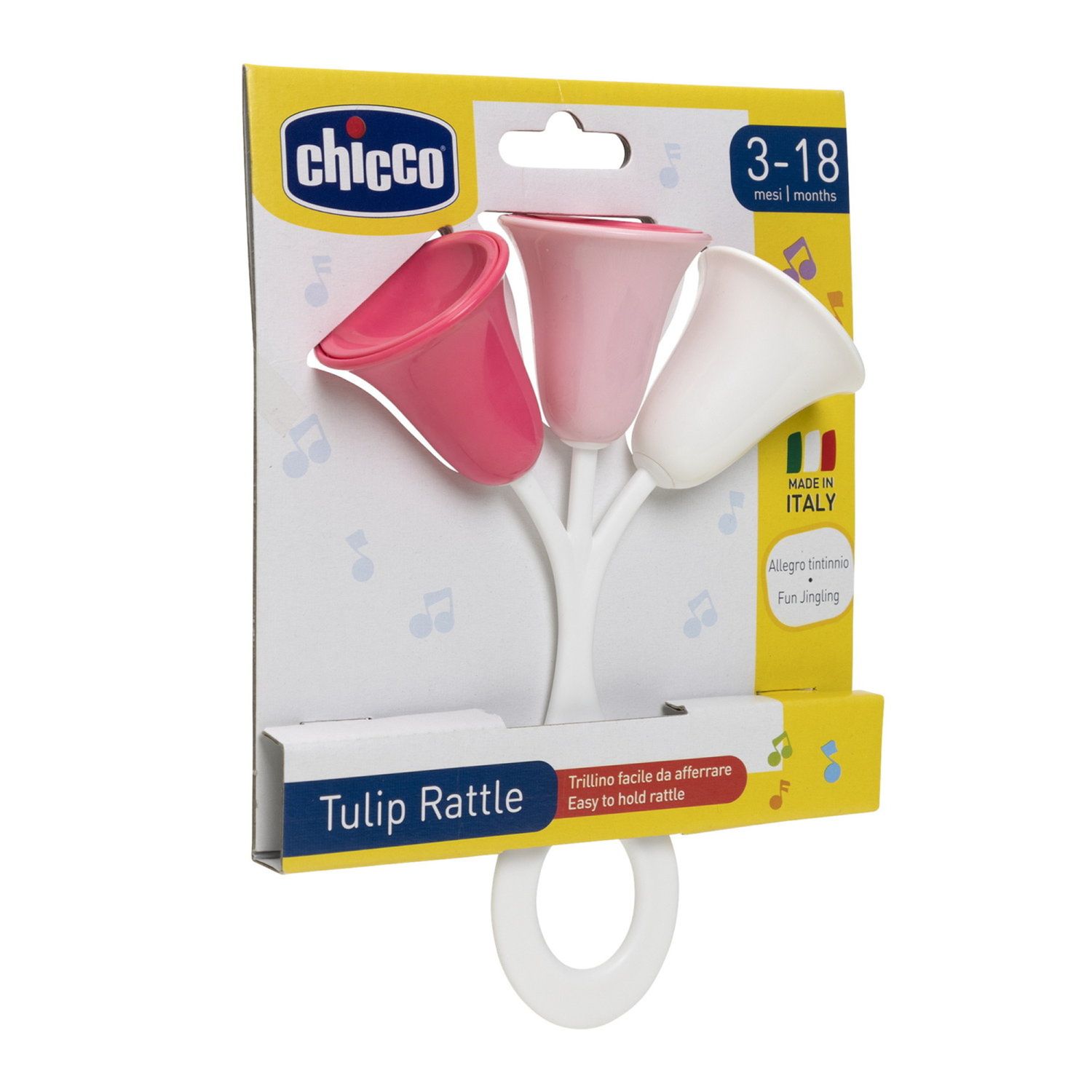 Trillino tulipano rosa- 3m+ - chicco - Chicco