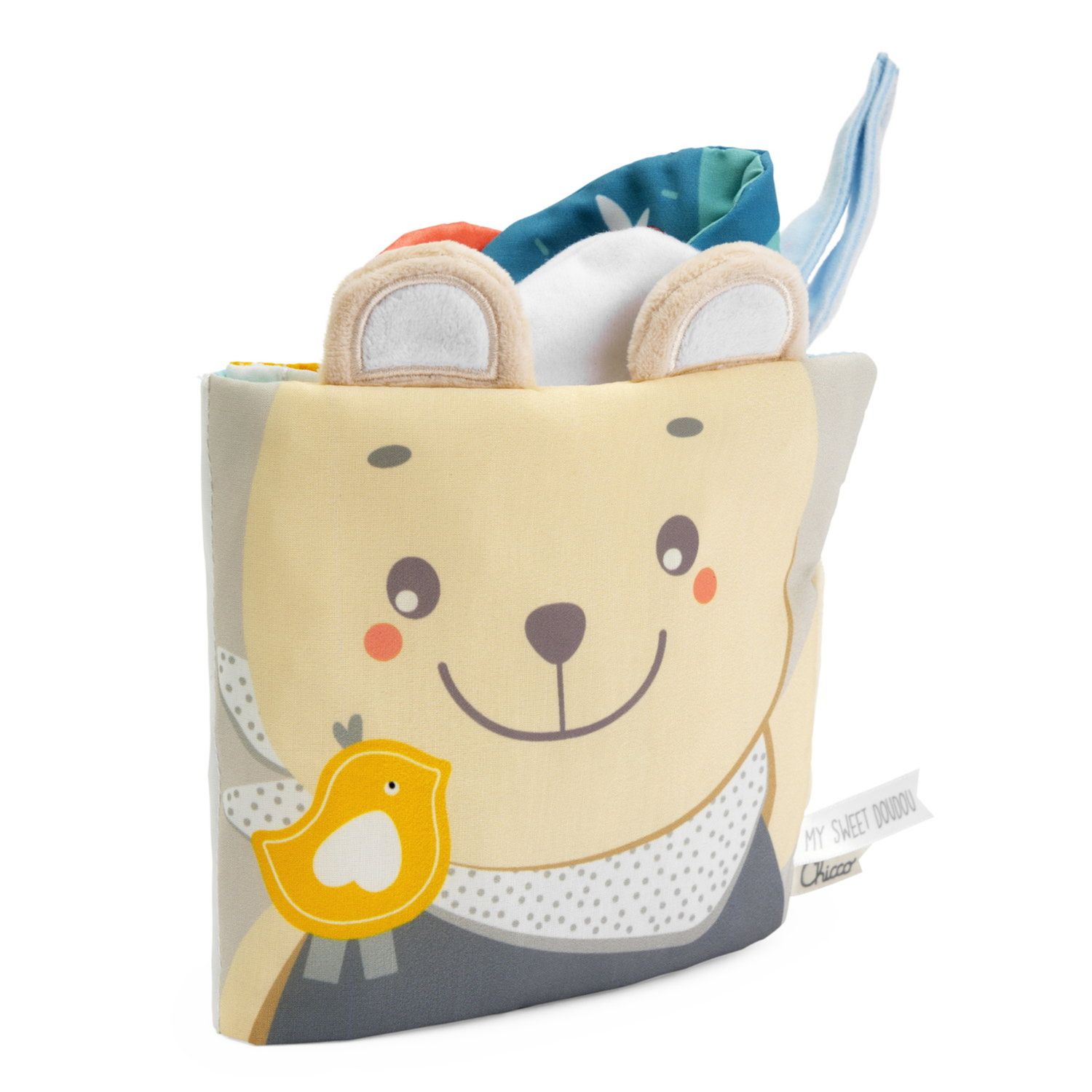 Libretto sensoriale chicco: morbido, stimolante e facile da agganciare - Chicco