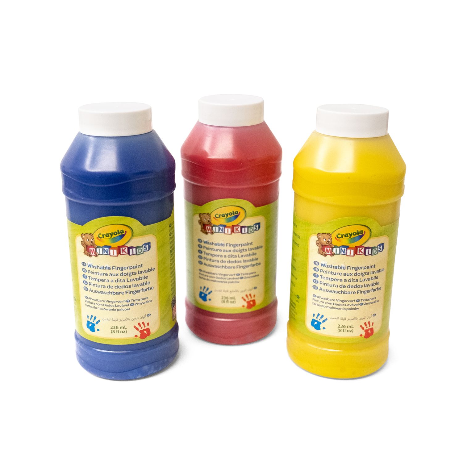 3 tempere a dita lavabili 236 ml mini kids - 3+ - crayola - CRAYOLA