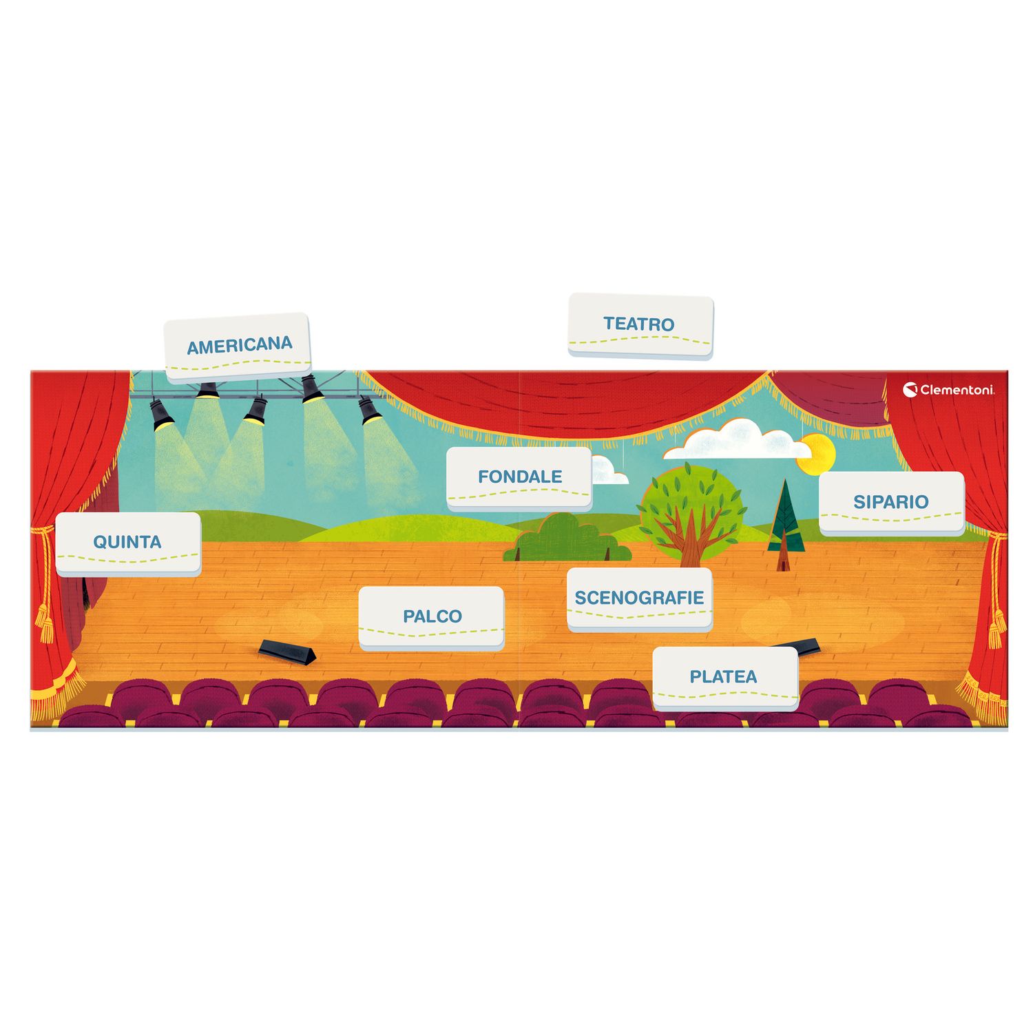 Clementoni montessori mille e una fiaba 16846 – gioco montessori per bambini - SAPIENTINO