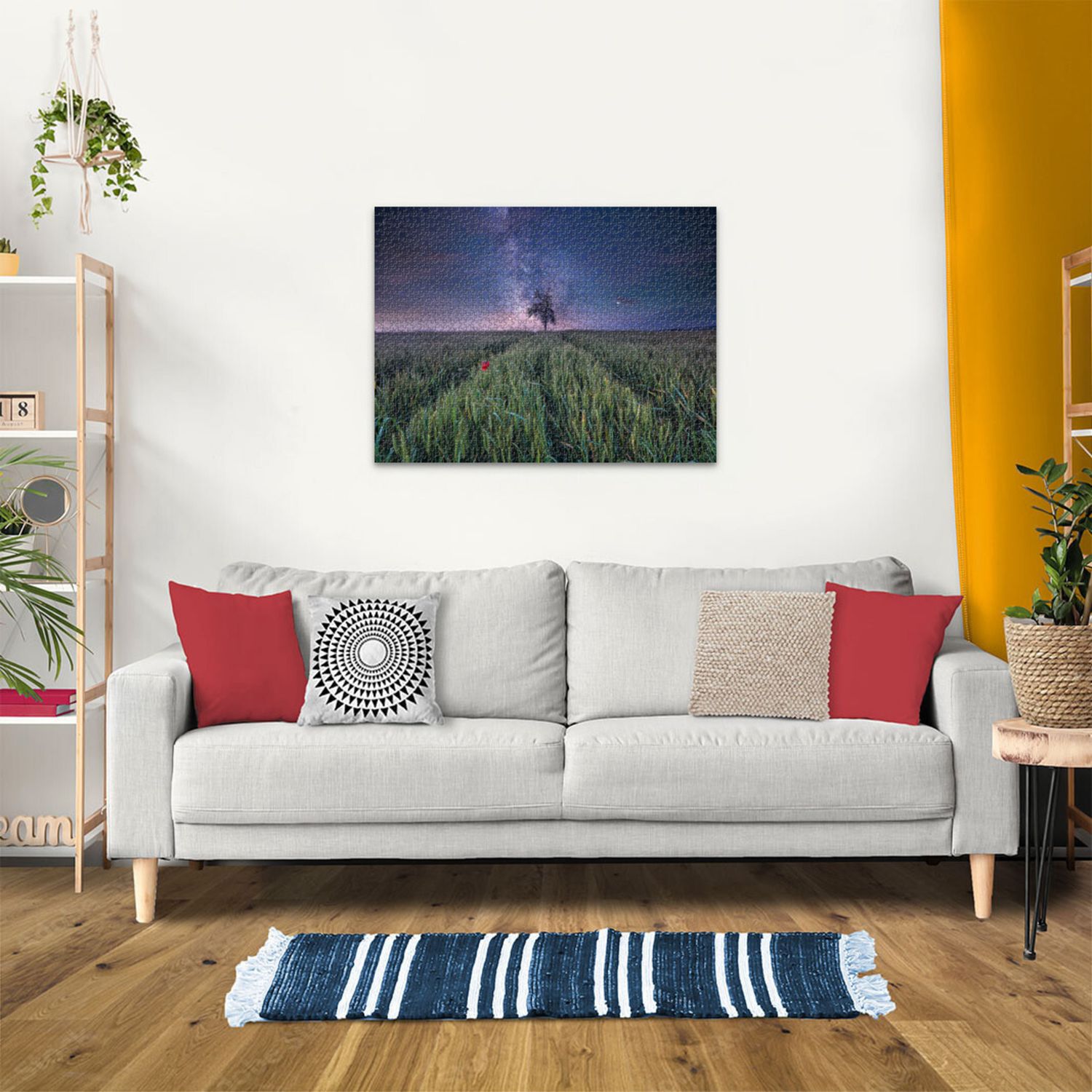 Ravensburger puzzle campo stellato - 1500 pezzi - paesaggio notturno 80x60cm - RAVENSBURGER