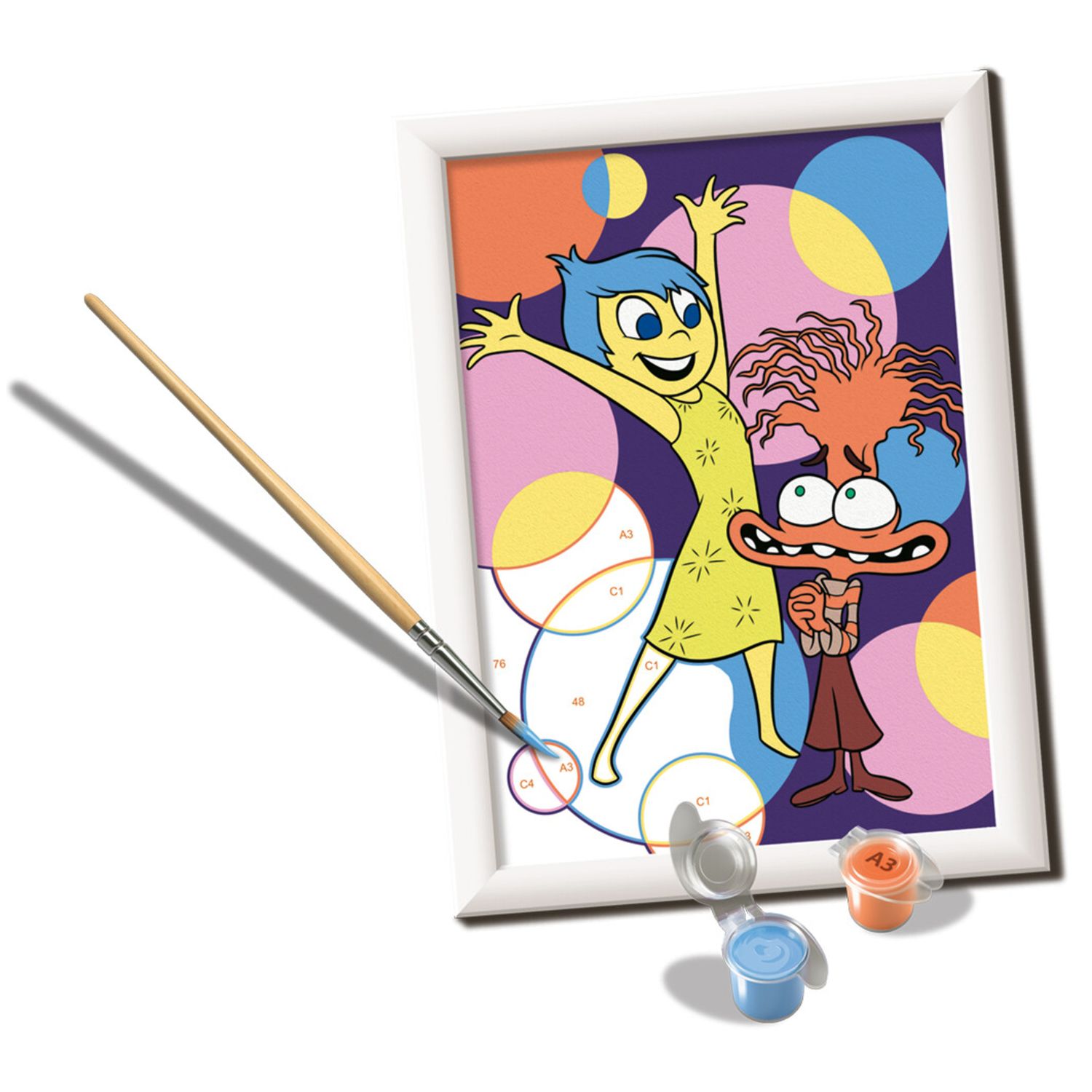 Ravensburger creart - inside out - attività artistica per bambini 7+ anni - Disney