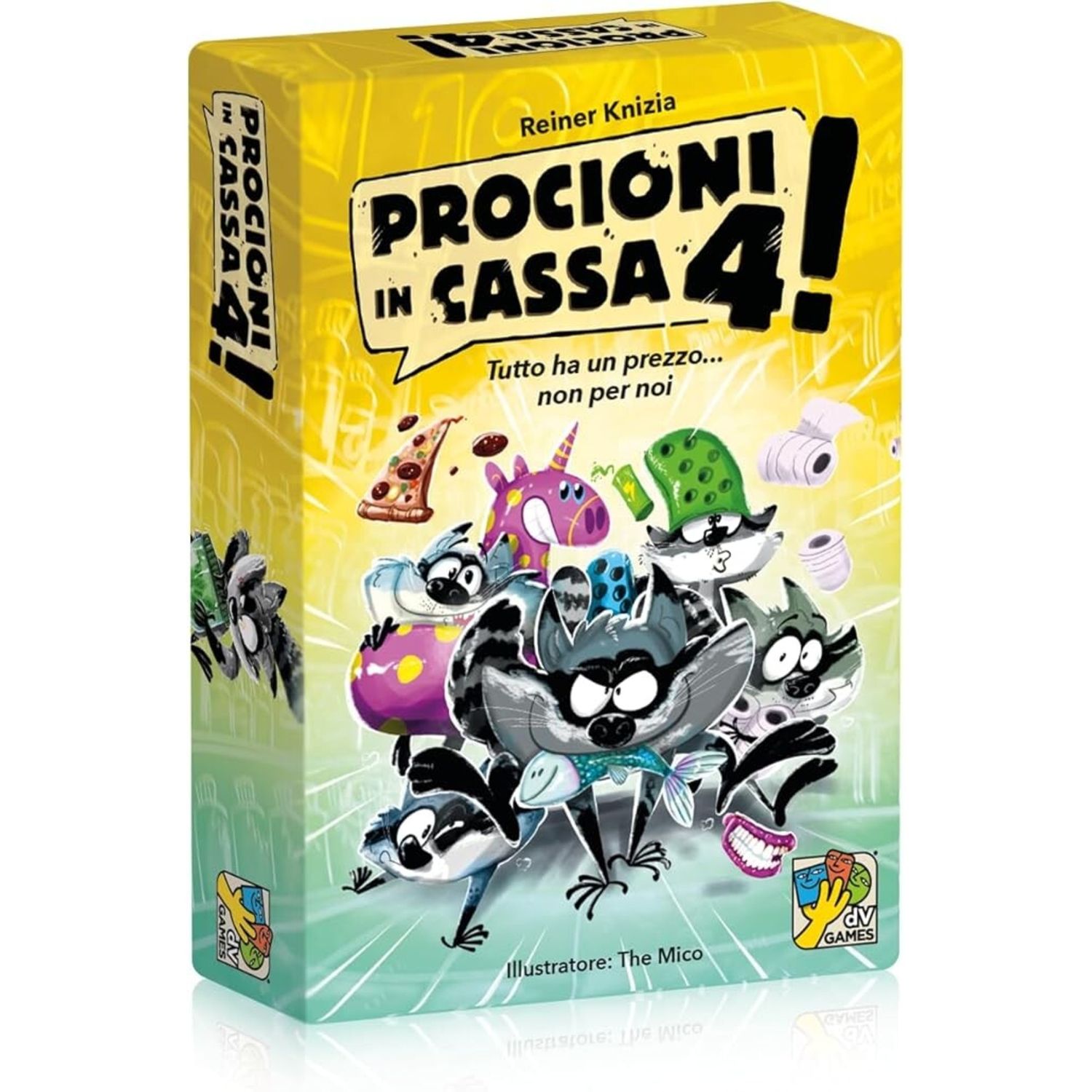 Procioni in cassa 4 – il gioco di carte veloce e divertente per tutti - 2-5 giocatori - 7+ - 