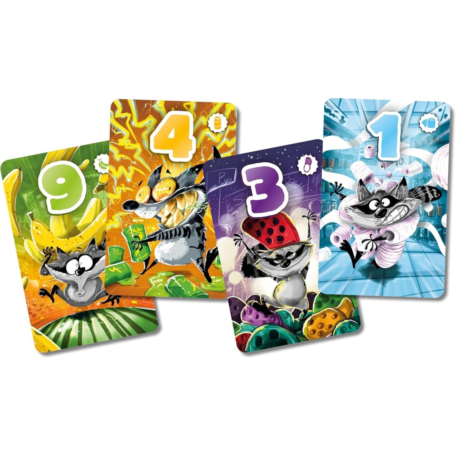 Procioni in cassa 4 – il gioco di carte veloce e divertente per tutti - 2-5 giocatori - 7+ - 