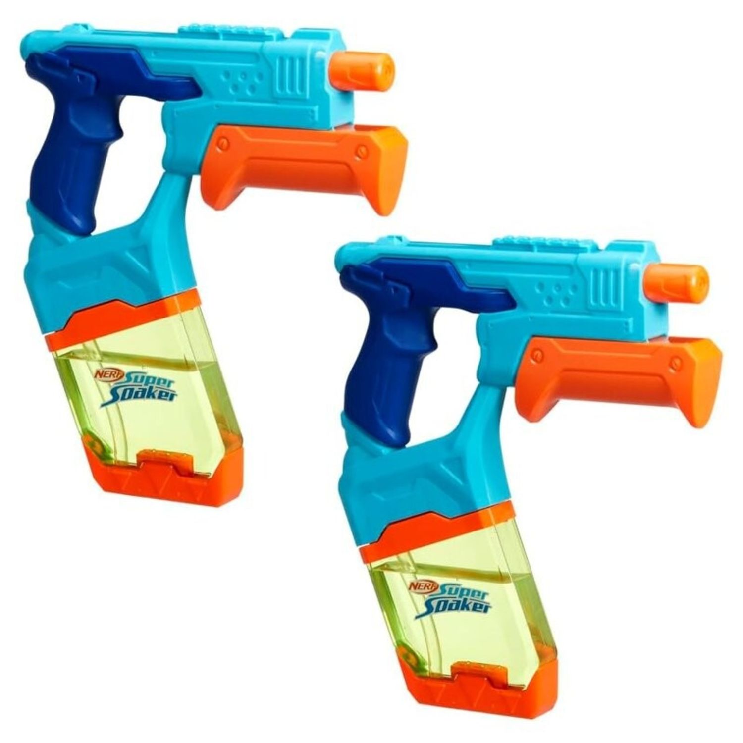 Hasbro nerf super soaker dunk fill  - confezione da 2 blaster ad acqua - NERF