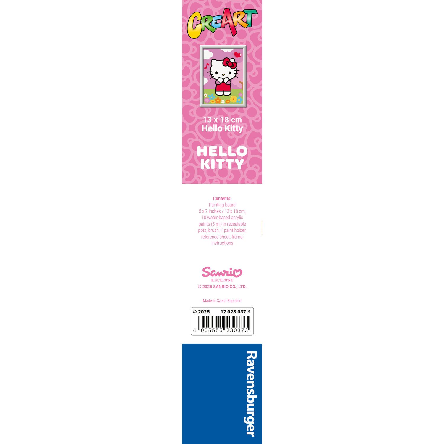 Ravensburger creart - hello kitty - gioco creativo per piccoli artisti, 7+ anni - Hello Kitty