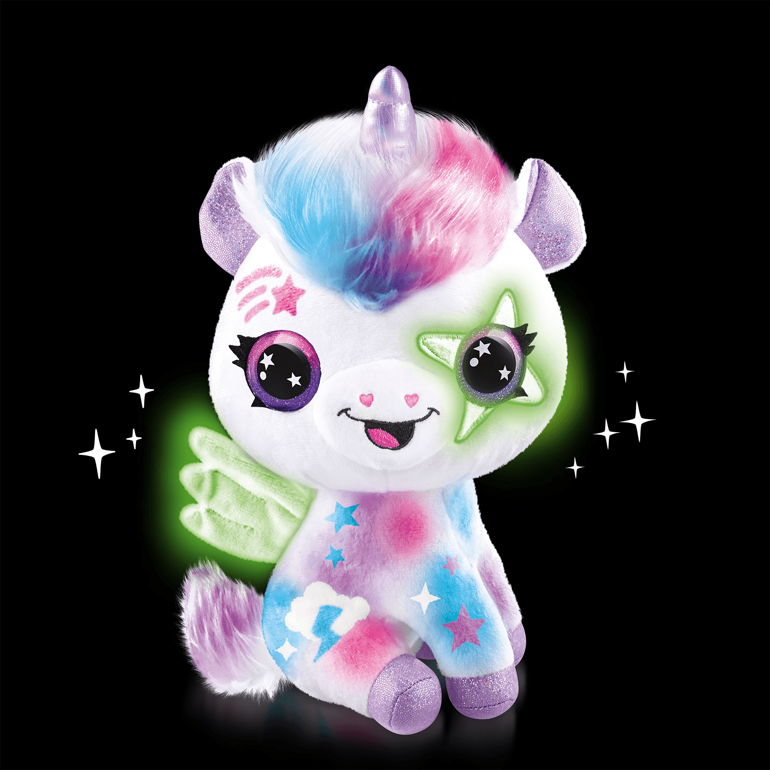 Airbrush plush - peluche magic unicorn- libera la fantasia - ROCCO GIOCATTOLI