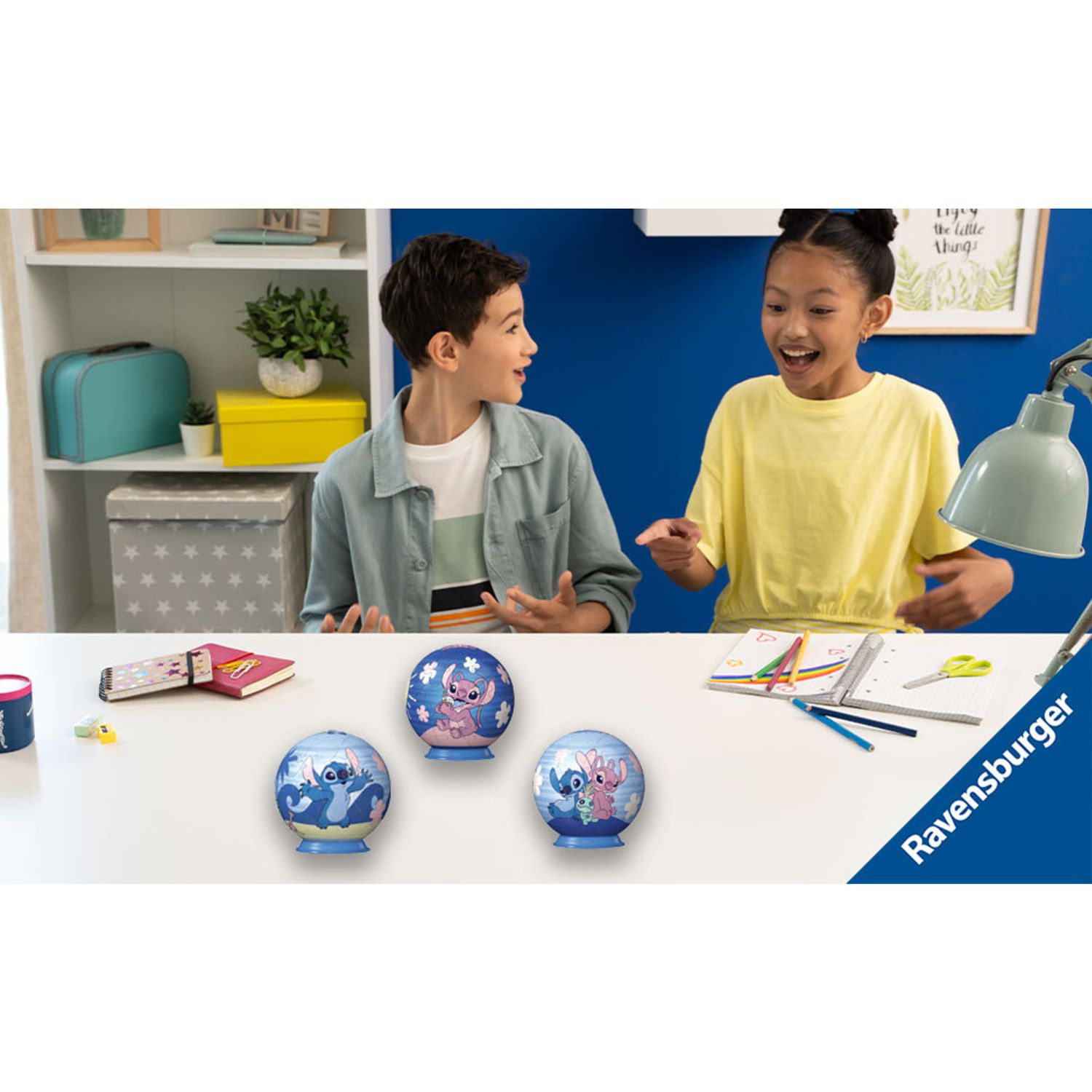 Ravensburger 3d puzzle disney angel (stitch) - 54 pezzi - puzzle unico per 6+ - Disney Stitch