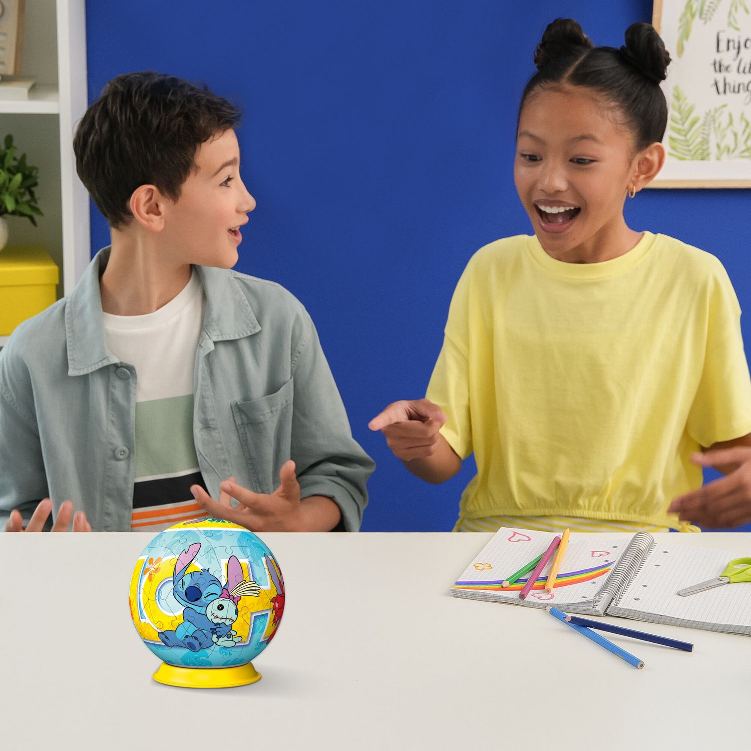 Ravensburger 3d puzzle ball disney stitch - 72 pezzi - puzzle originale 6+ - Disney Stitch