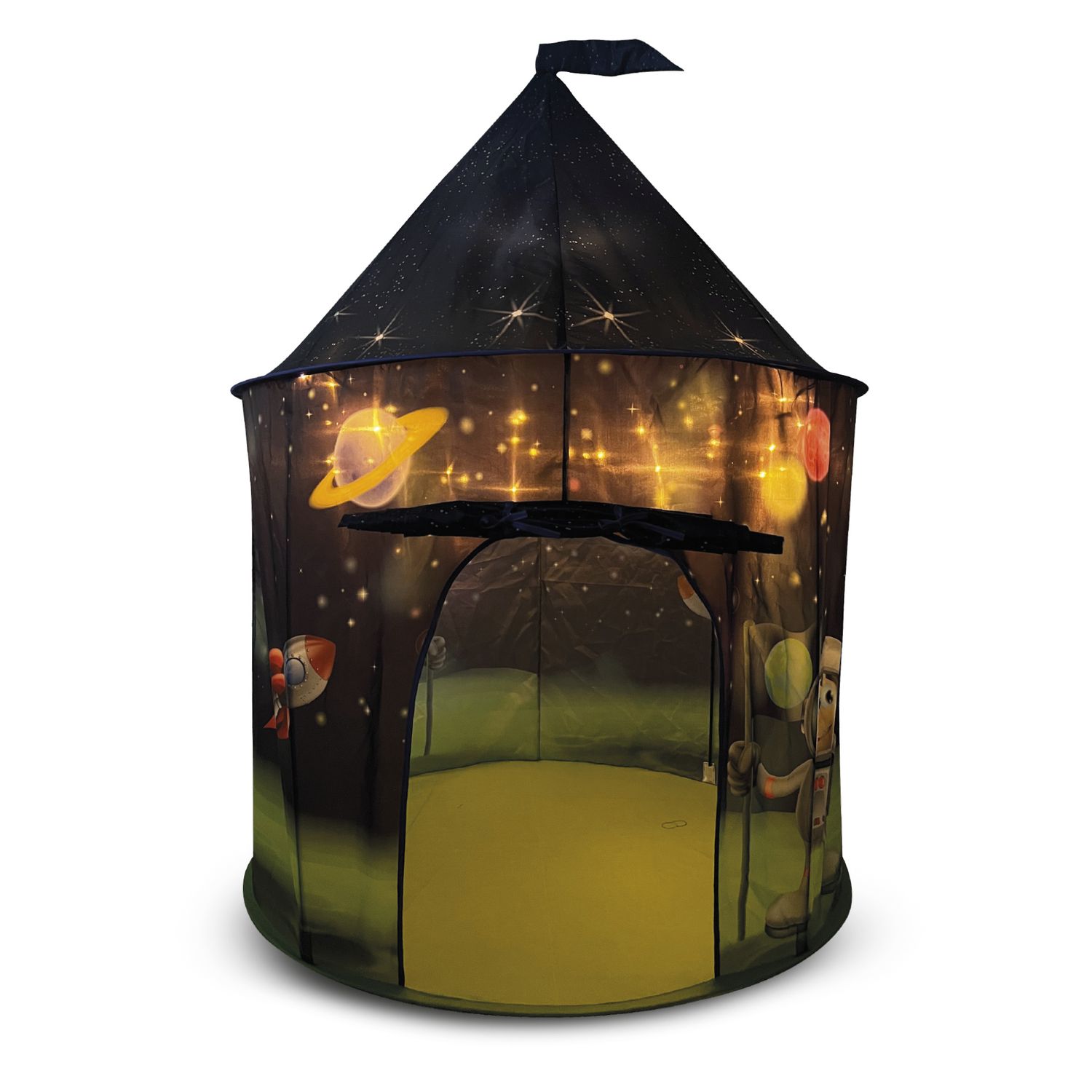 Tenda spaziale per bambini - con luci led e oblò – avventure stellari in cameretta - SUN&SPORT