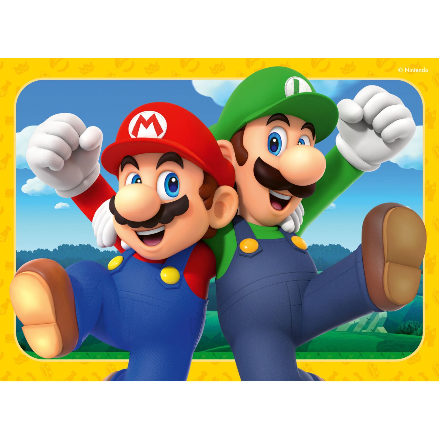 Ravensburger puzzle super mario - set 4 in 1 - 4 puzzle progressivi 12-24 pezzi, 3+ anni - Super Mario