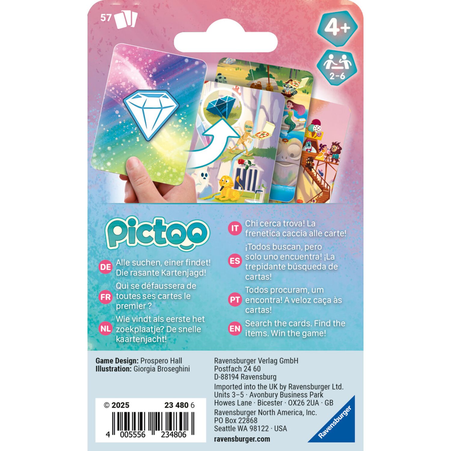 Ravensburger pictoo fantasy - gioco di carte - creatività per bambini e adulti - RAVENSBURGER