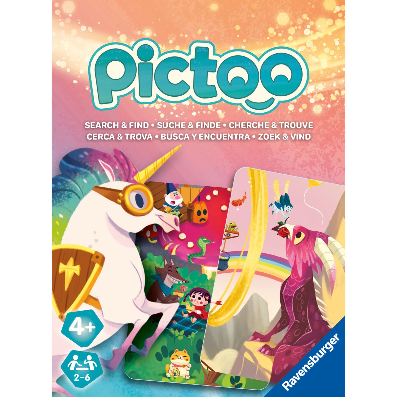 Ravensburger pictoo fantasy - gioco di carte - creatività per bambini e adulti - RAVENSBURGER