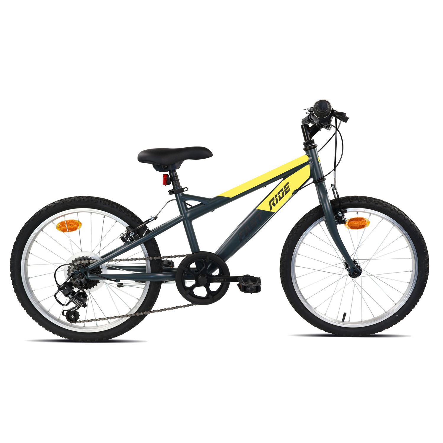 Bicicletta 20" con 6 marce gialla – perfetta per ogni terreno - SUN&SPORT