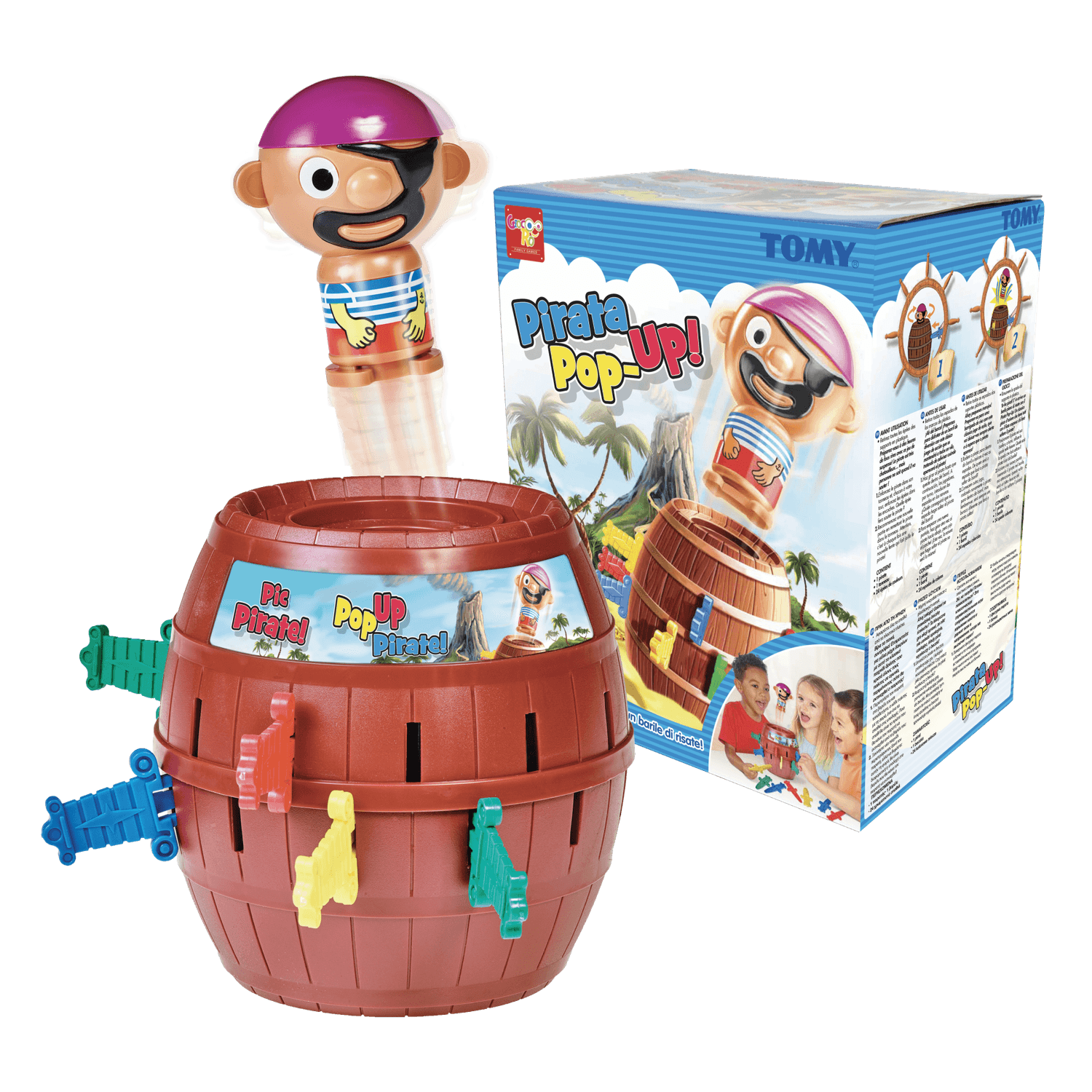 Pirata pop-up - giocoro' - gioco tavolo per bambini - ROCCO GIOCATTOLI
