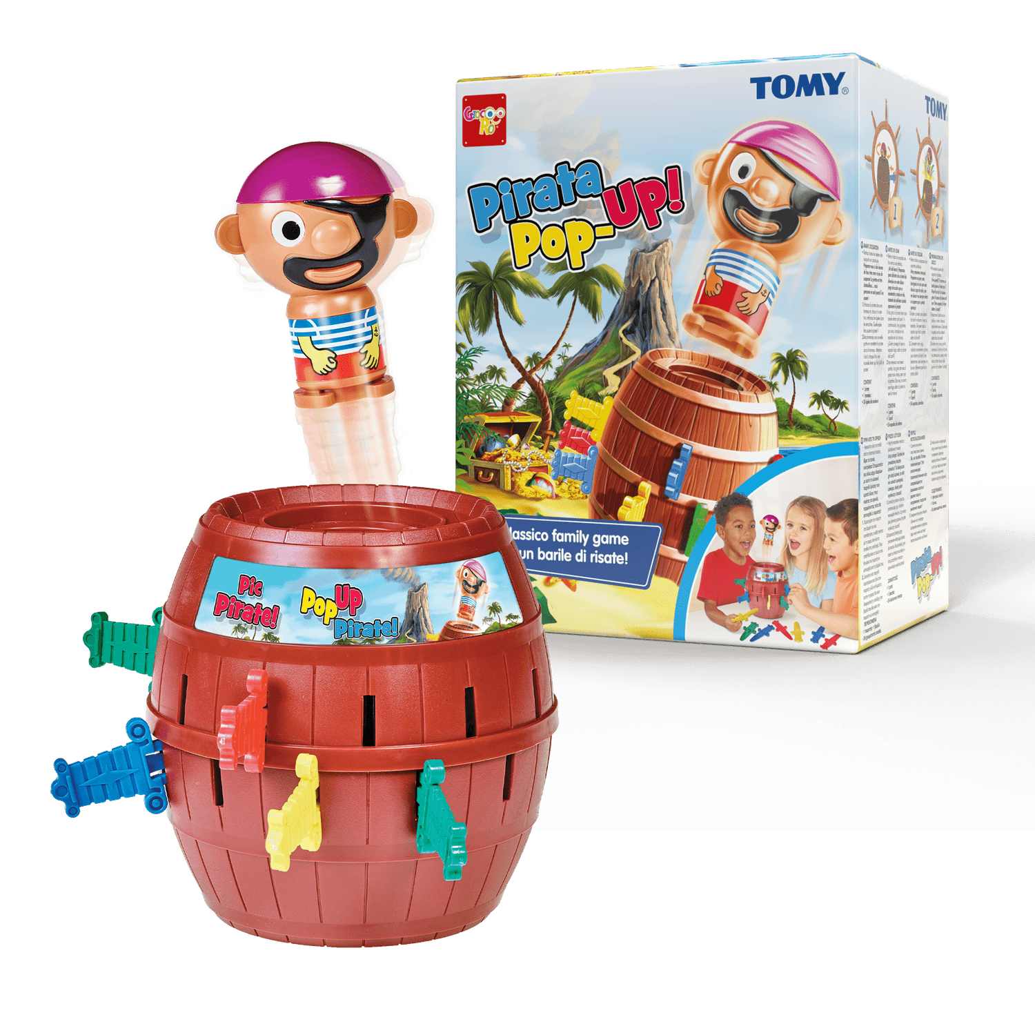 Pirata pop-up - giocoro' - gioco tavolo per bambini - ROCCO GIOCATTOLI