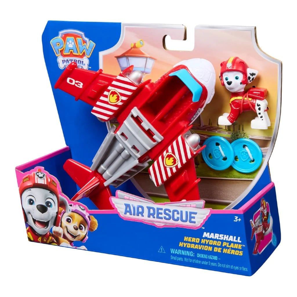 Paw patrol air rescue, aereo di marshall – giocattolo aereo di marshall - Paw Patrol