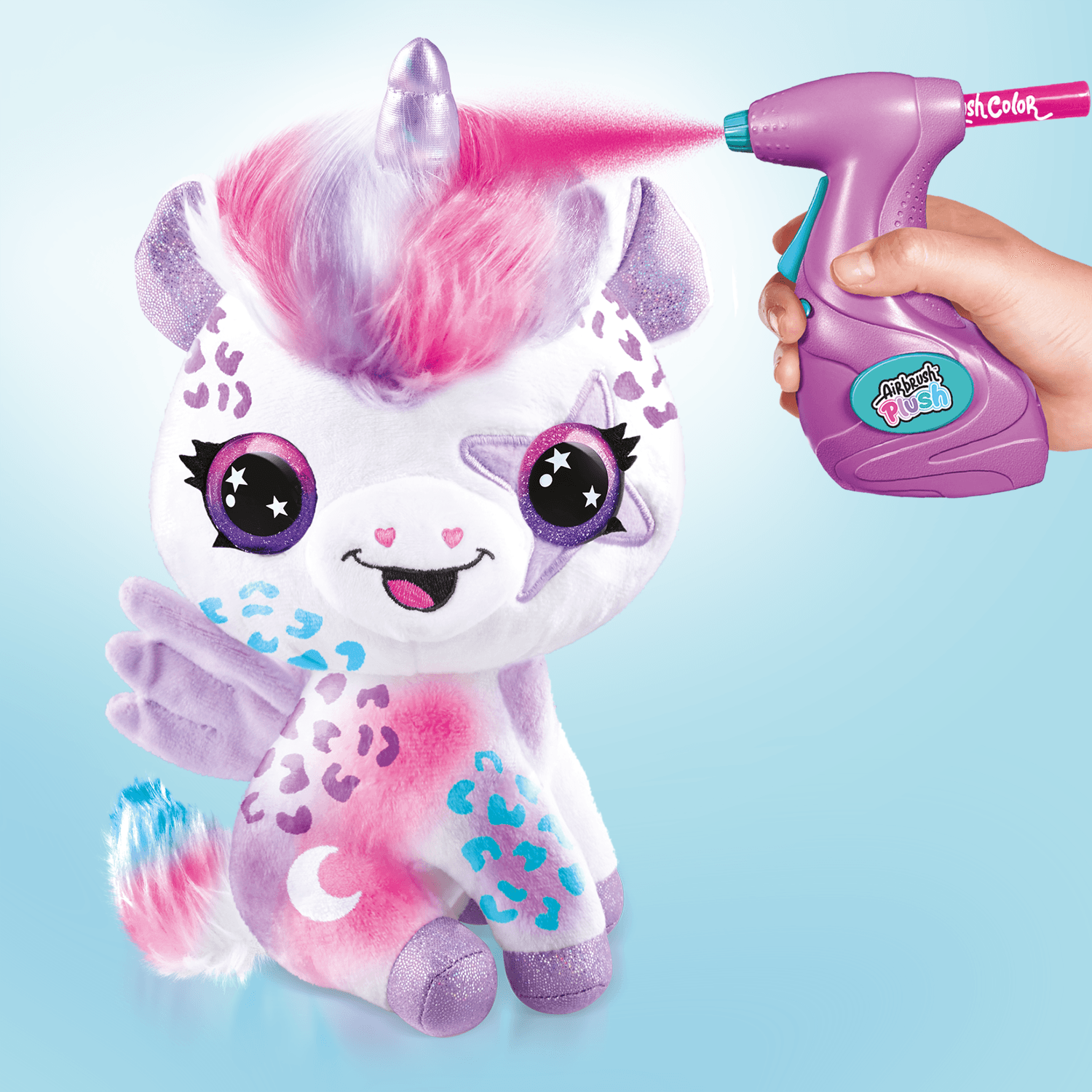 Airbrush plush - peluche magic unicorn- libera la fantasia - ROCCO GIOCATTOLI