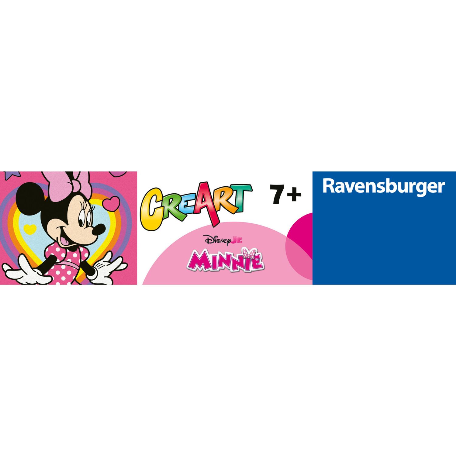 Ravensburger creart - minnie - dipingi con i numeri, set completo 7+ anni - Minnie