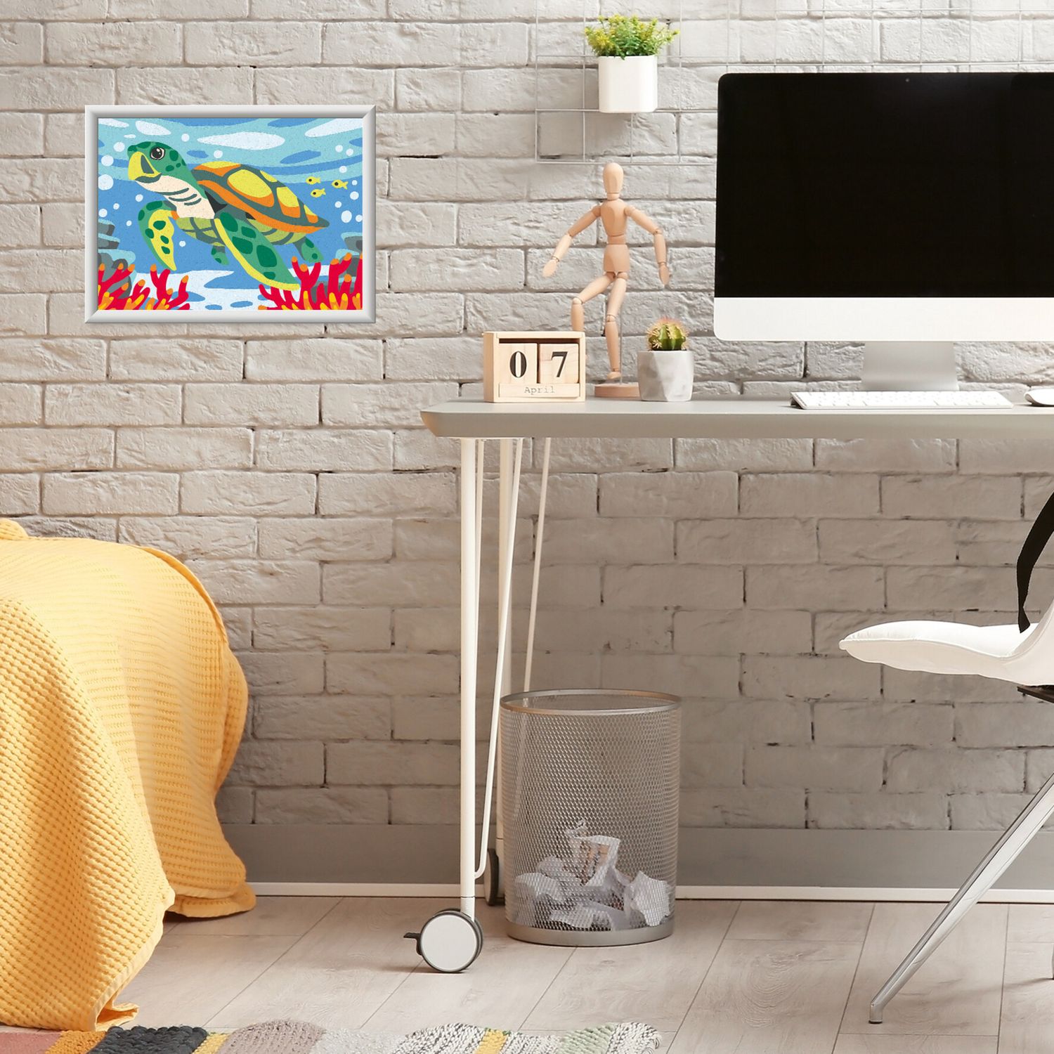 Ravensburger creart - tartaruga marina - set artistico per bambini 9+ anni - RAVENSBURGER