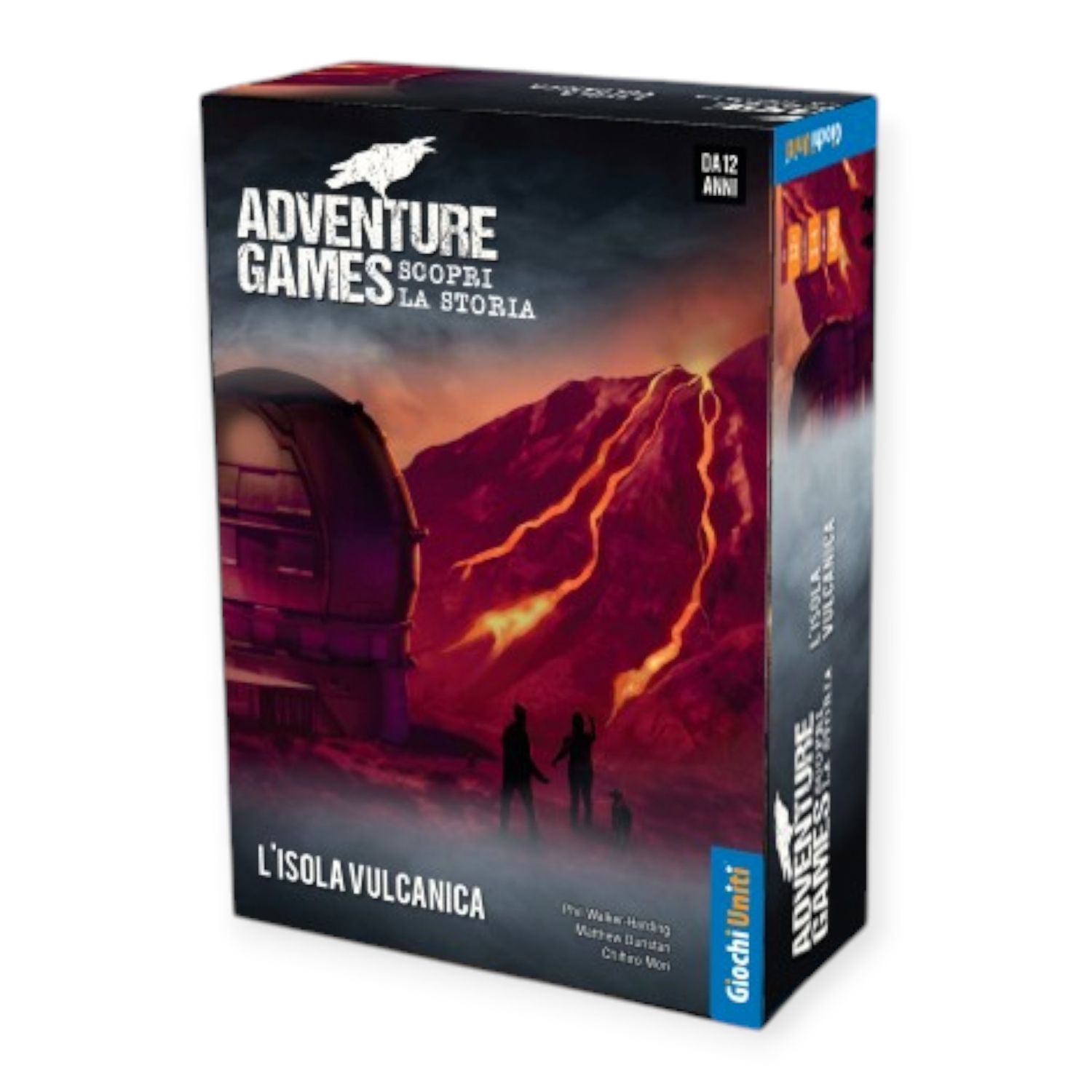 Adventure game: l'isola vulcanica - gioco da tavolo per 1-4 giocatori dai 12 anni in su - Giochi Uniti
