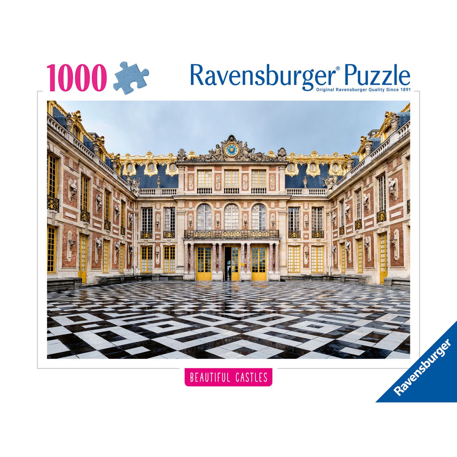 Ravensburger puzzle château de versailles - 1000 pezzi - splendore reale francese - RAVENSBURGER