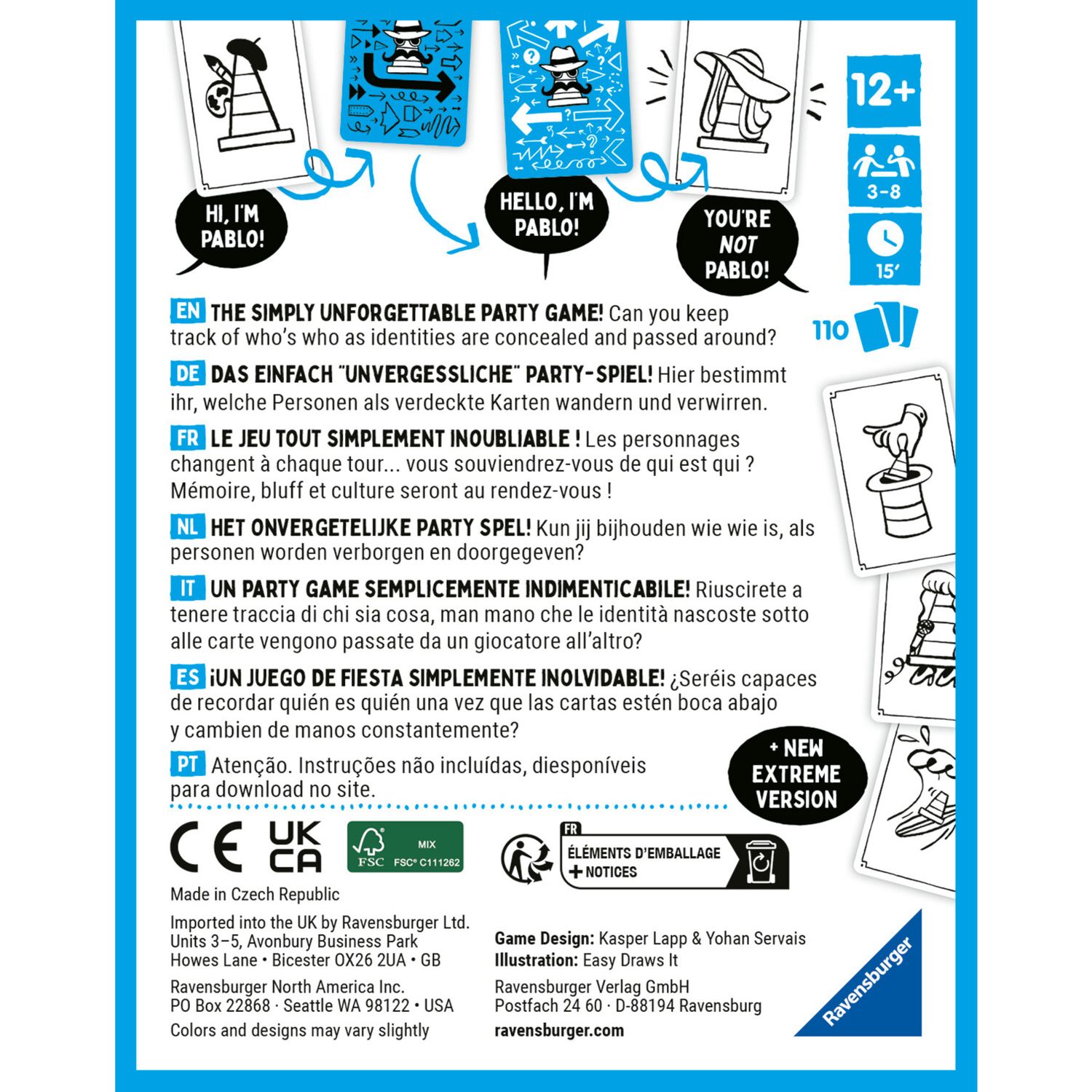 Ravensburger that’s not a hat 3! - gioco di carte divertente per famiglie 12+ - RAVENSBURGER