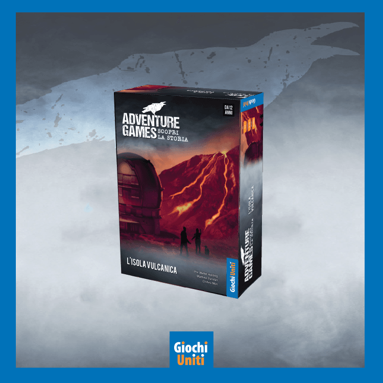 Adventure game: l'isola vulcanica - gioco da tavolo per 1-4 giocatori dai 12 anni in su - Giochi Uniti