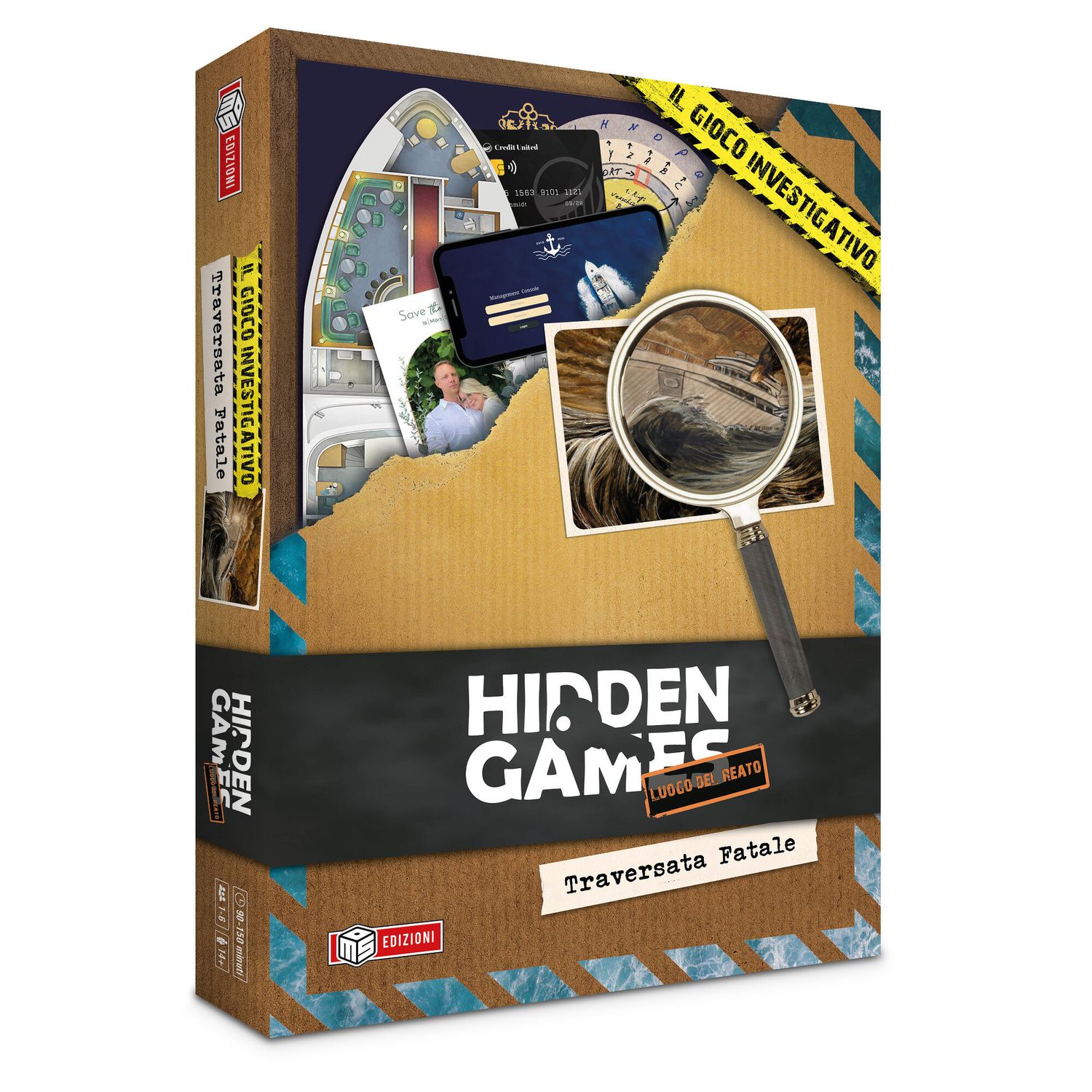 Hidden games – luogo del reato: un’avventura investigativa per tutta la famiglia - 1-6 giocatori 14+ - 