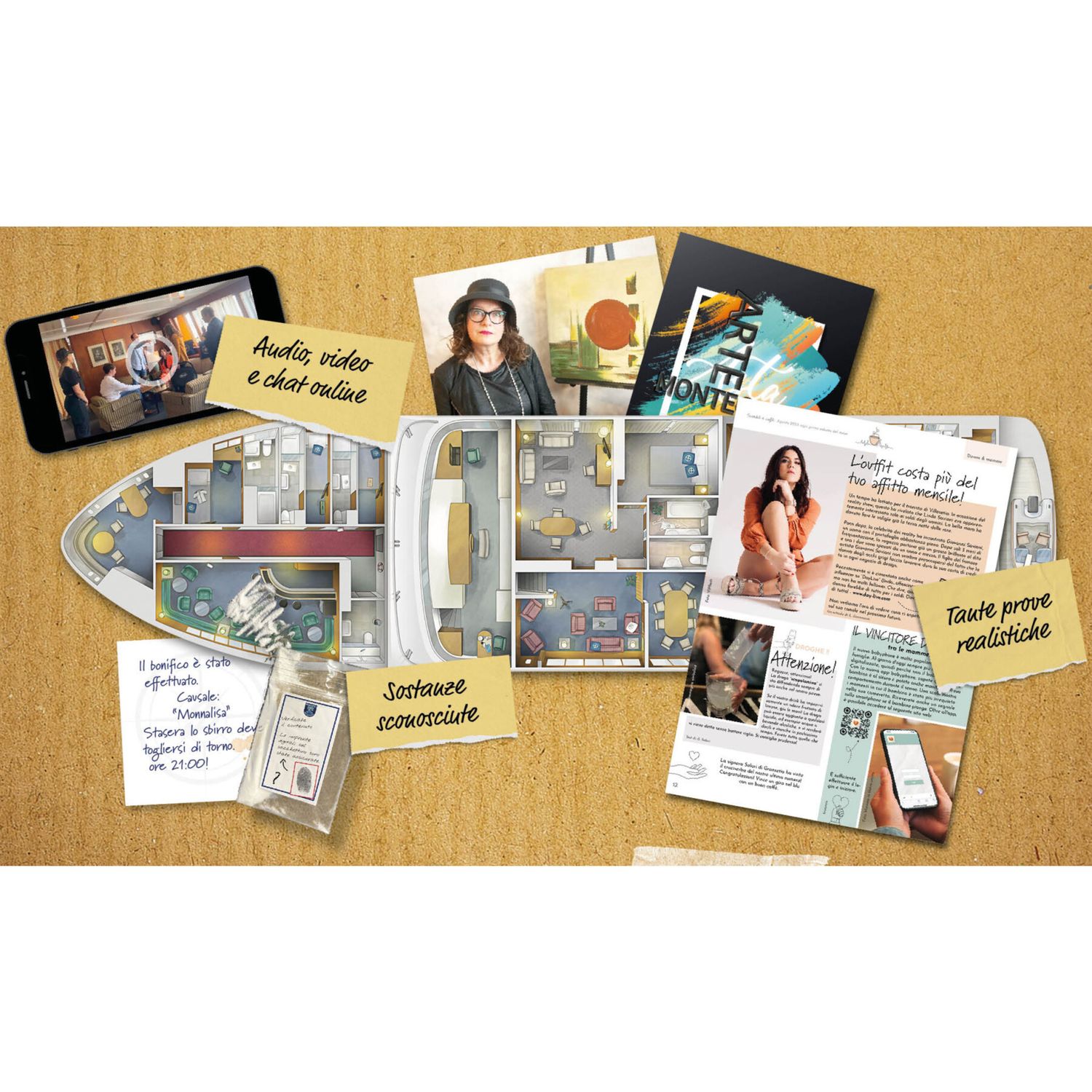 Hidden games – luogo del reato: un’avventura investigativa per tutta la famiglia - 1-6 giocatori 14+ - 